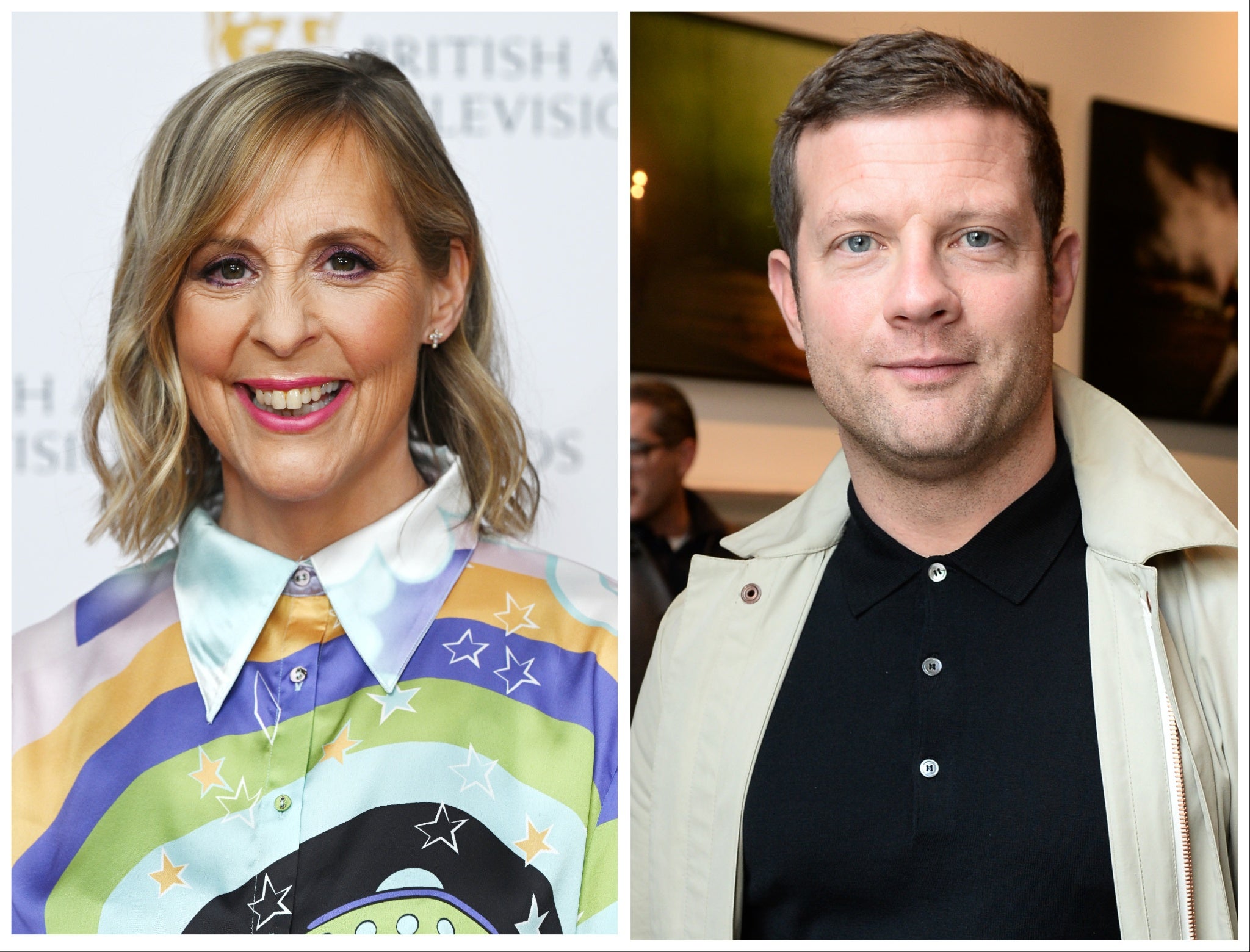 Mel Giedroyc recalled an encounter with Dermot O’Leary at a wrap party back in the Nineties