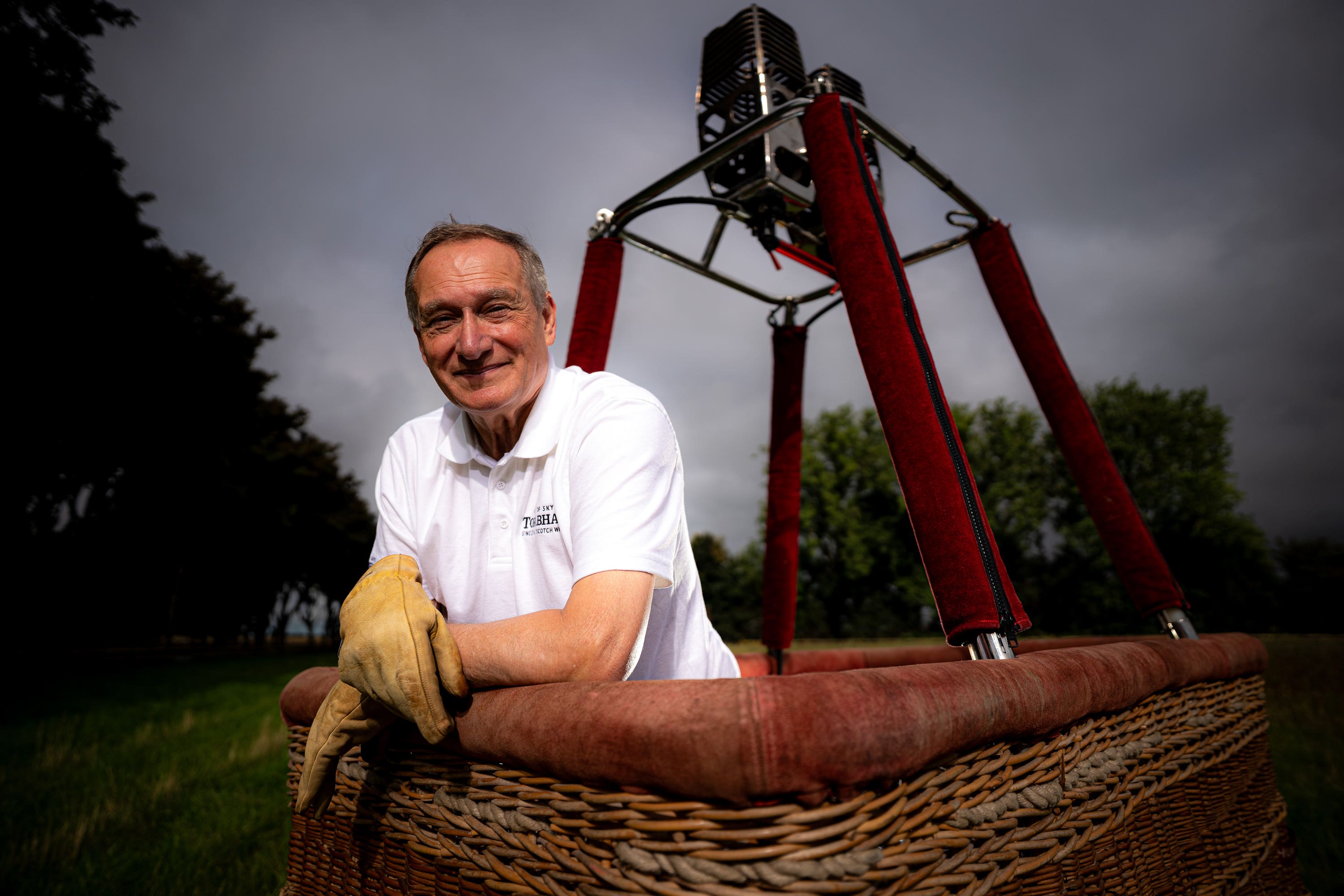 British explorer Sir David Hempleman-Adams, 66, at his home in Wiltshire (Ben Birchall/PA)