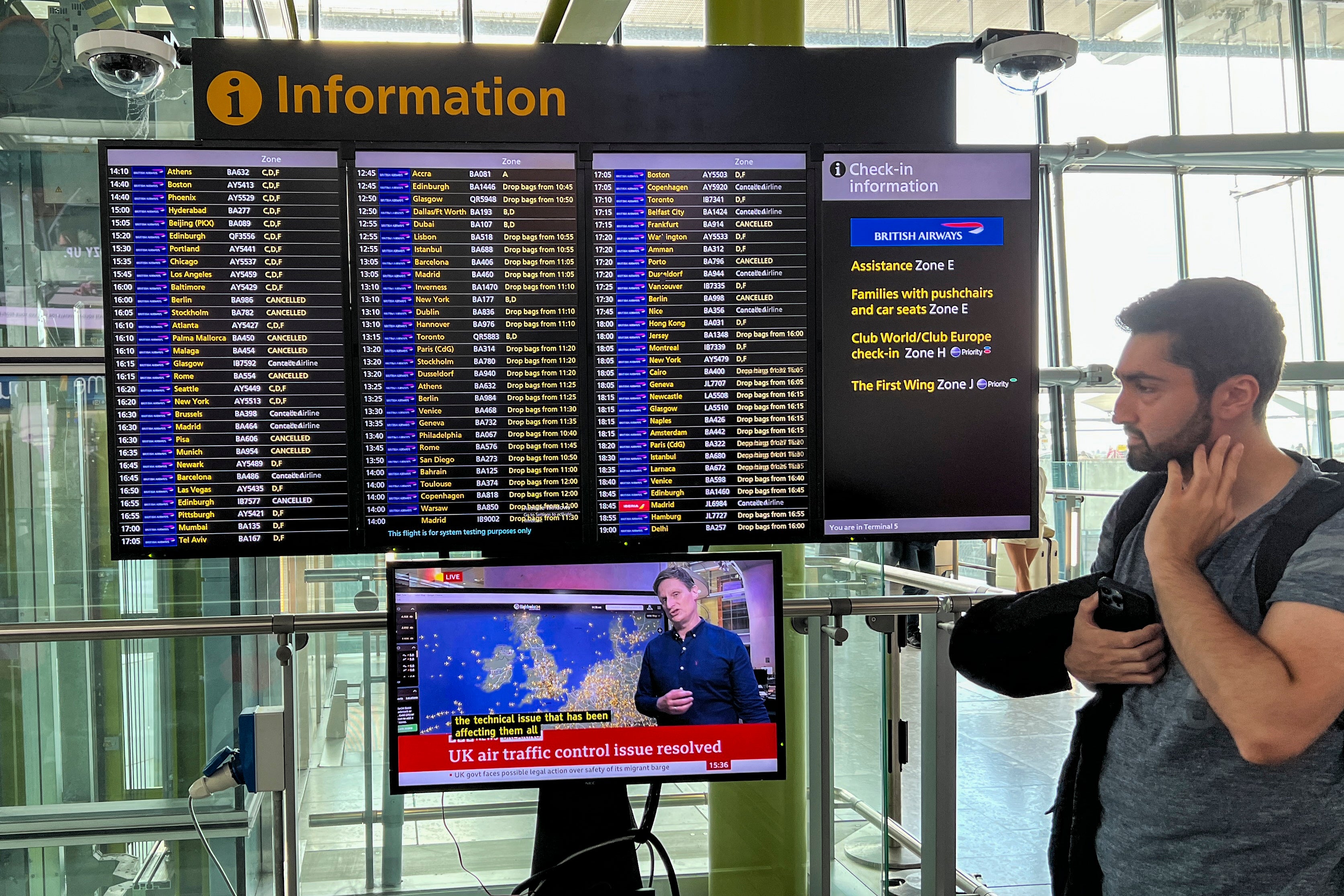 UK air traffic control meltdown leaves thousands stranded as more than 500 flights cancelled