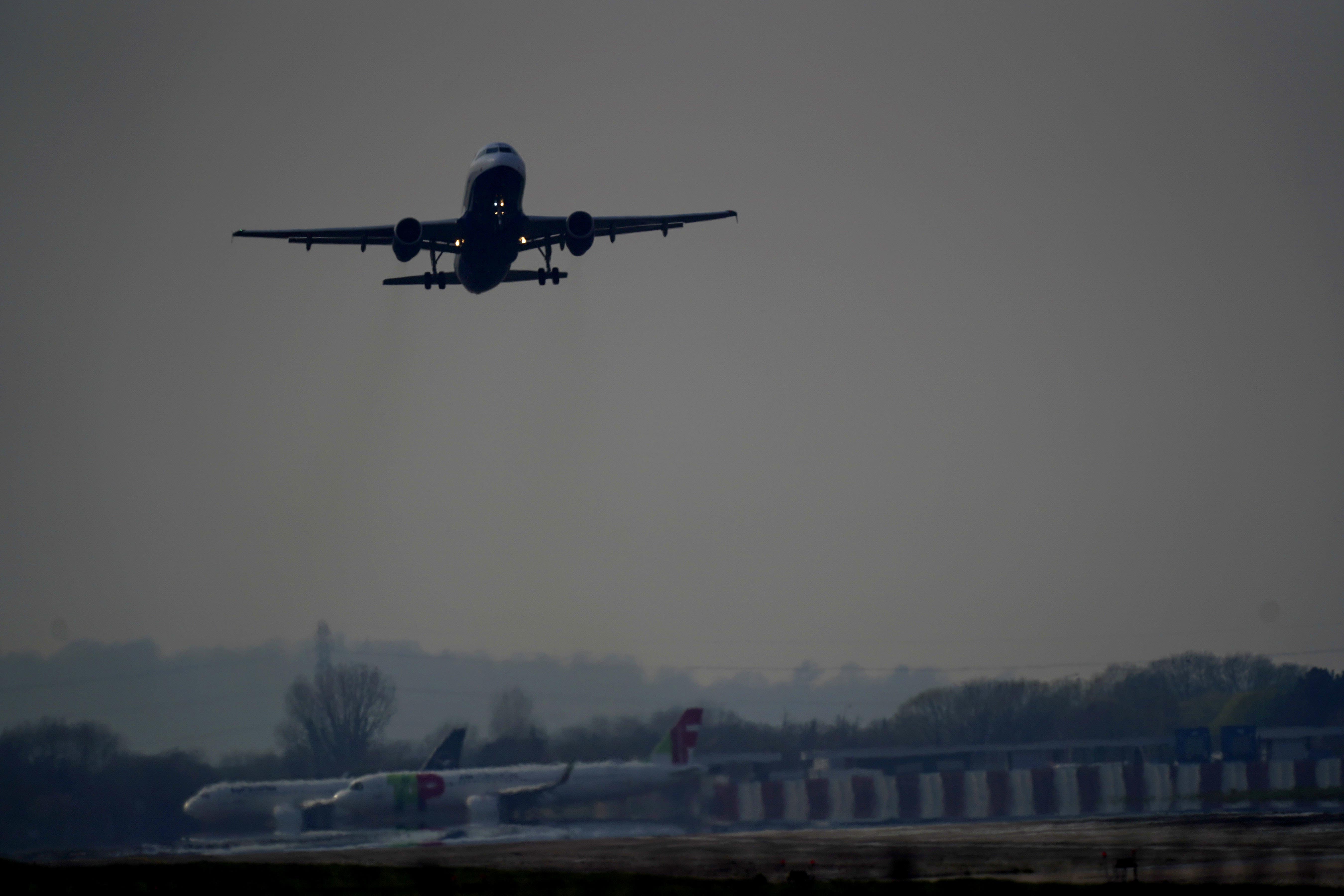 Passengers were urged by airlines to check before they leave for the airport (Steve Parsons/PA)