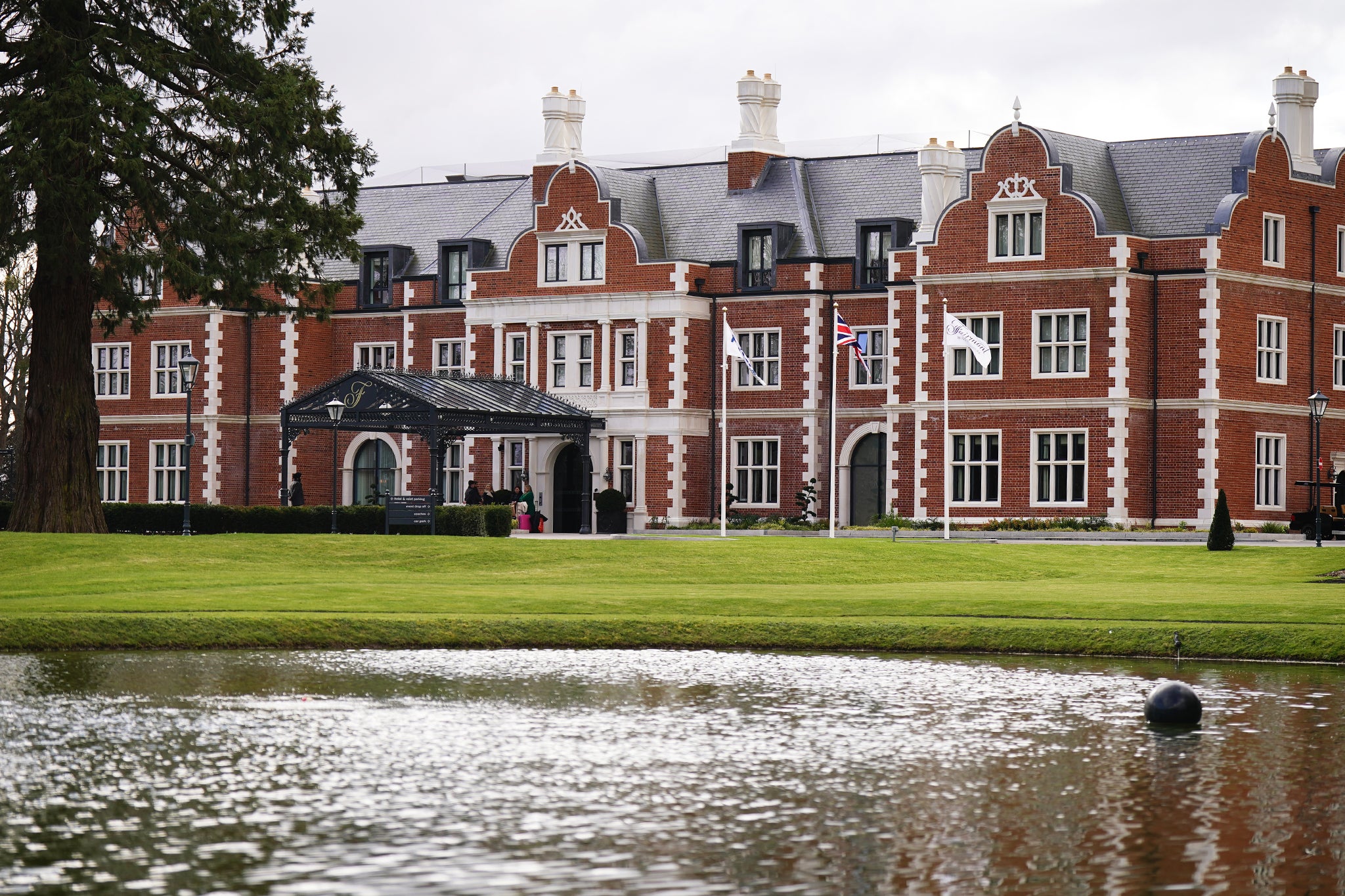 The Fairmont Windsor Park Hotel also played host to an away day for Tory MPs hosted by Mr Sunak