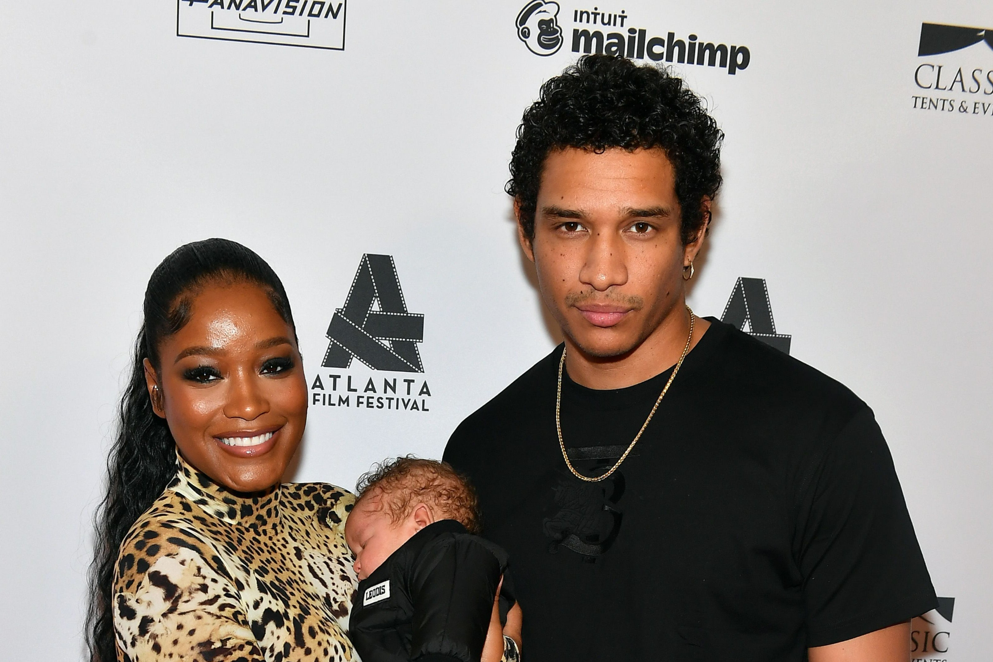 Keke Palmer and Darius Jackson and their son, Leo