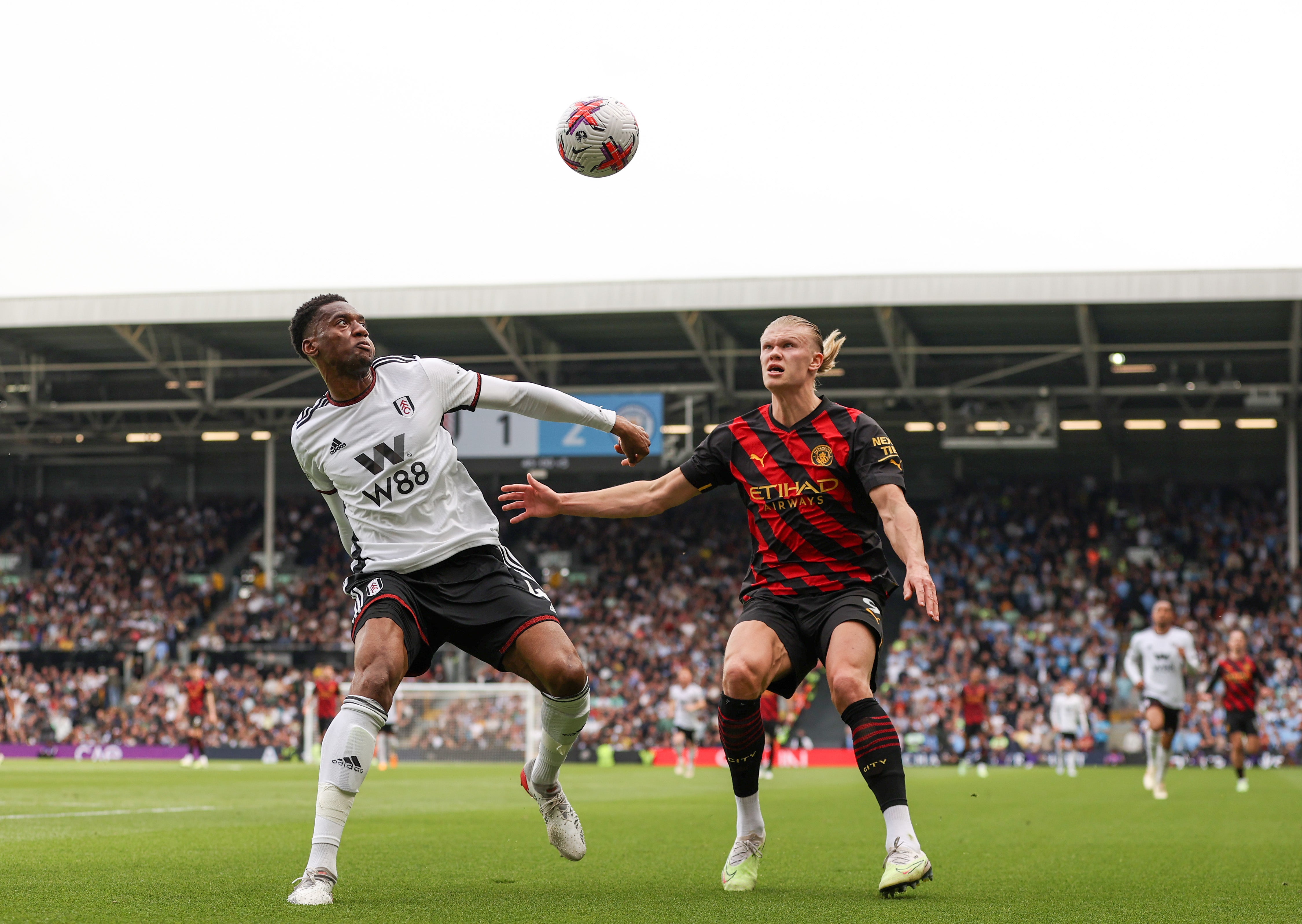 Tosin Adarabioyo in action against Manchester City in April