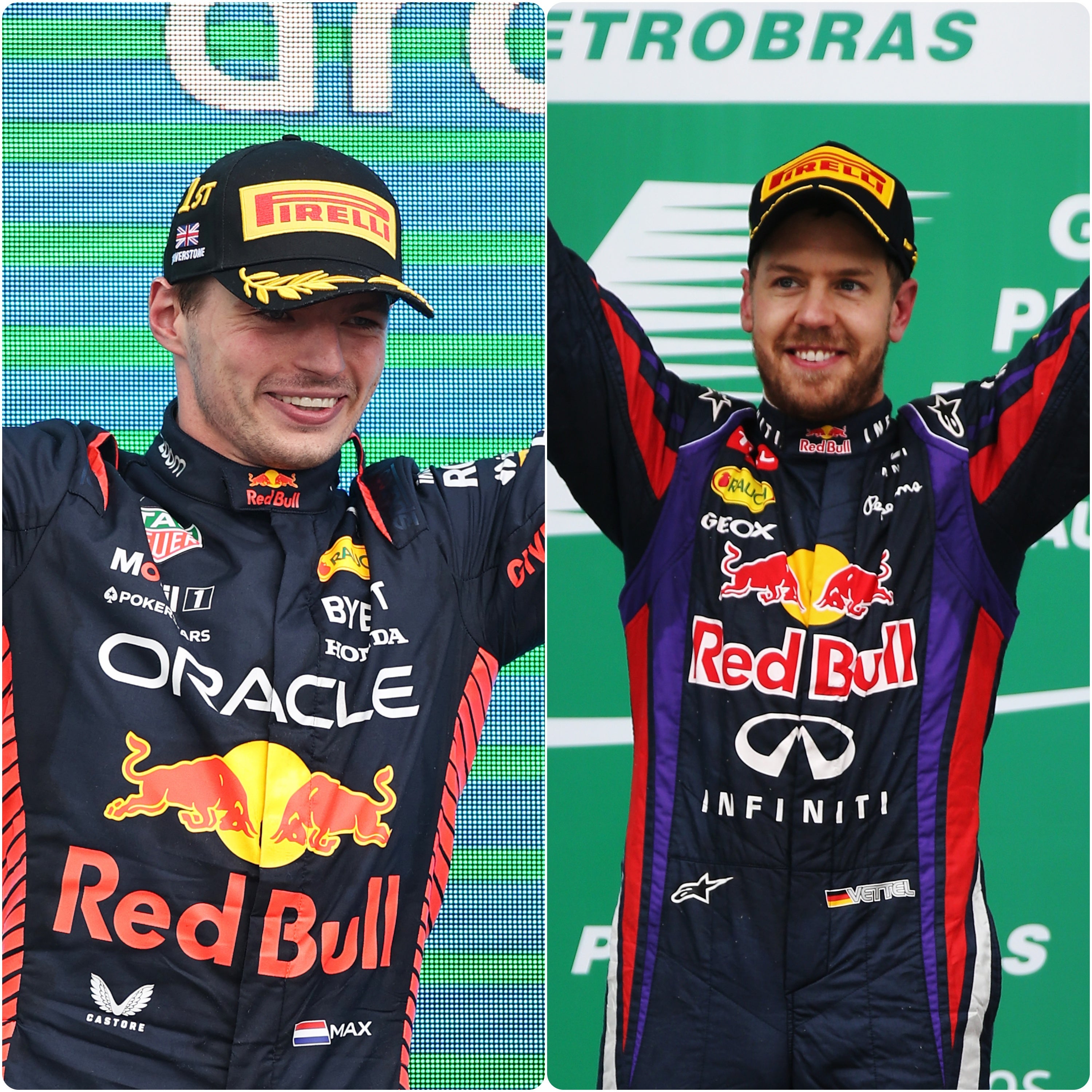 Max Verstappen and Sebastian Vettel are joint-top for most consecutive race wins in Formula 1