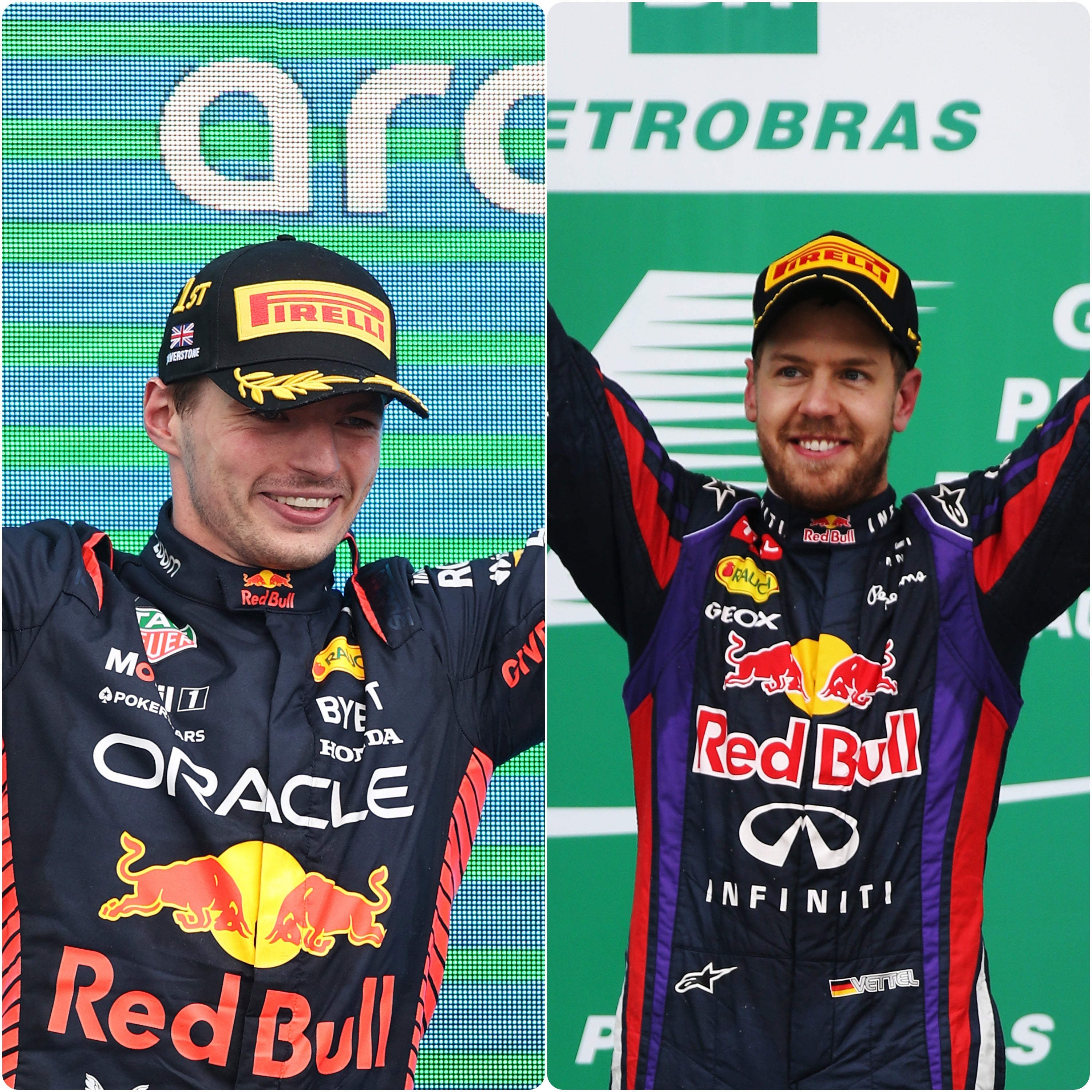 How does Max Verstappen’s win-streak compare to fellow record-holder Sebastian Vettel’s?