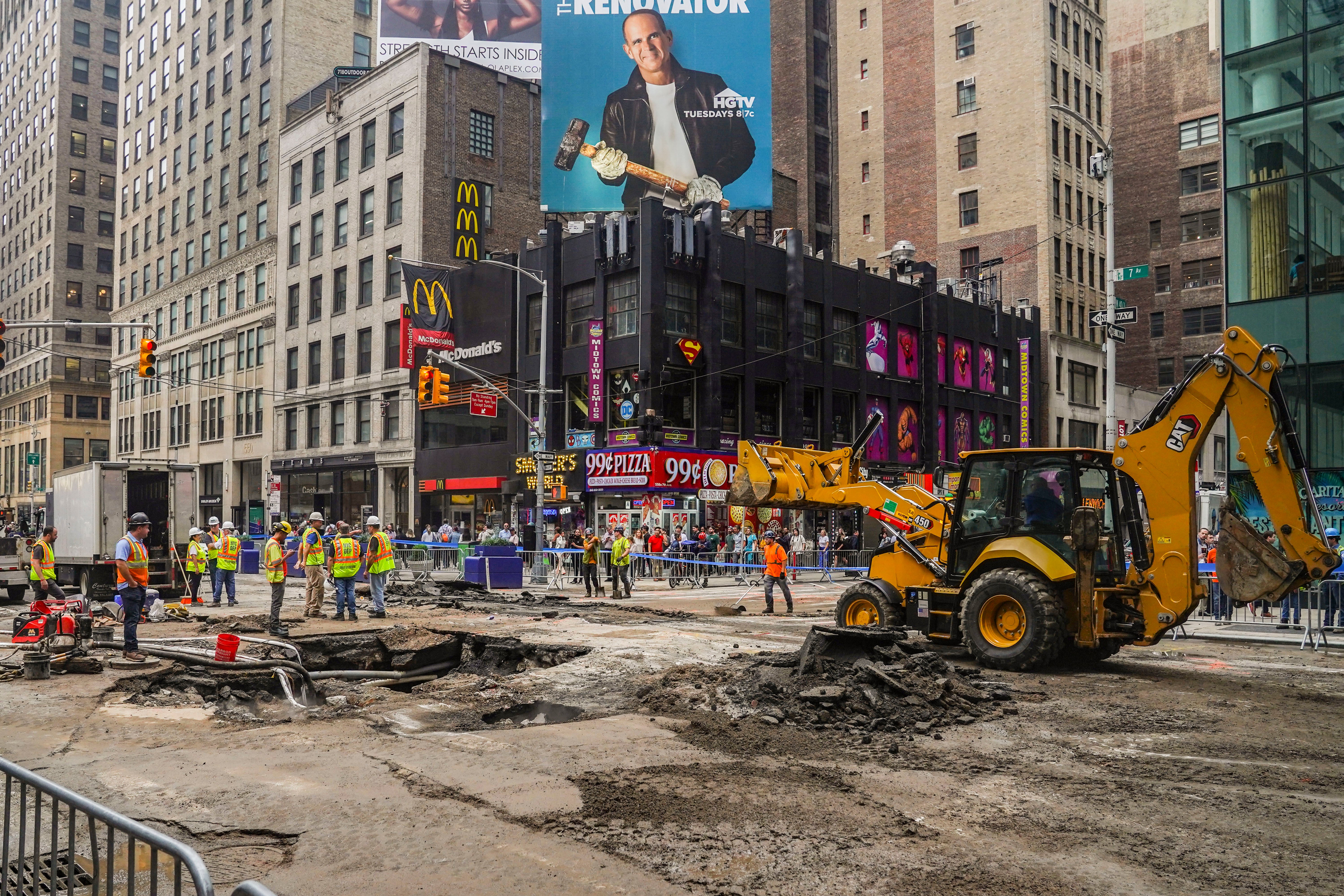 Water Main Break-Times Square
