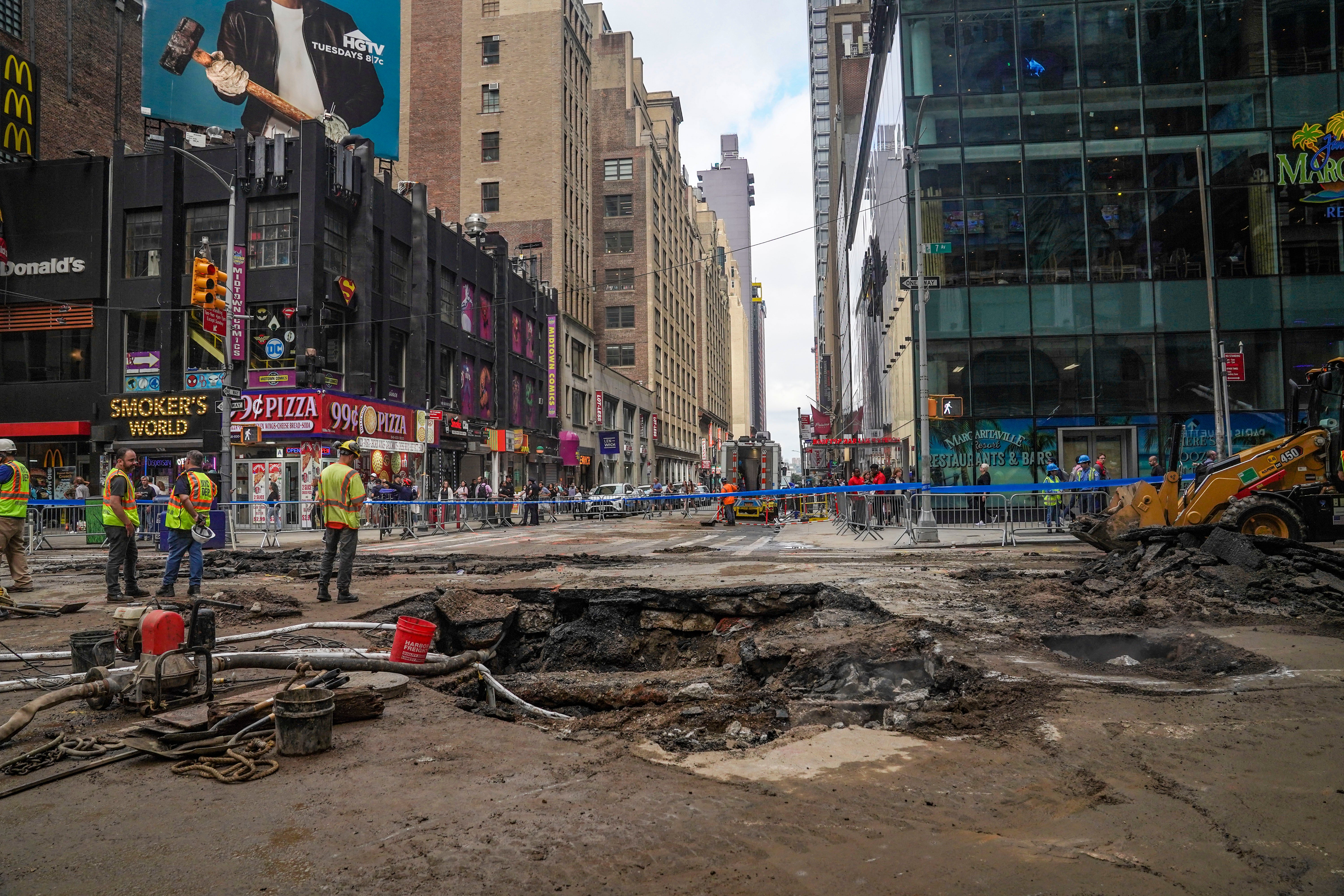 Water Main Break-Times Square