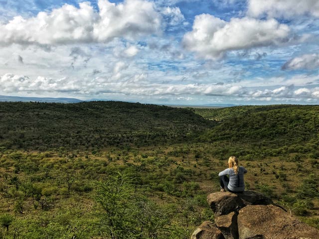 <p>Literary landscapes: Lizzie’s novels have been inspired by her travels</p>