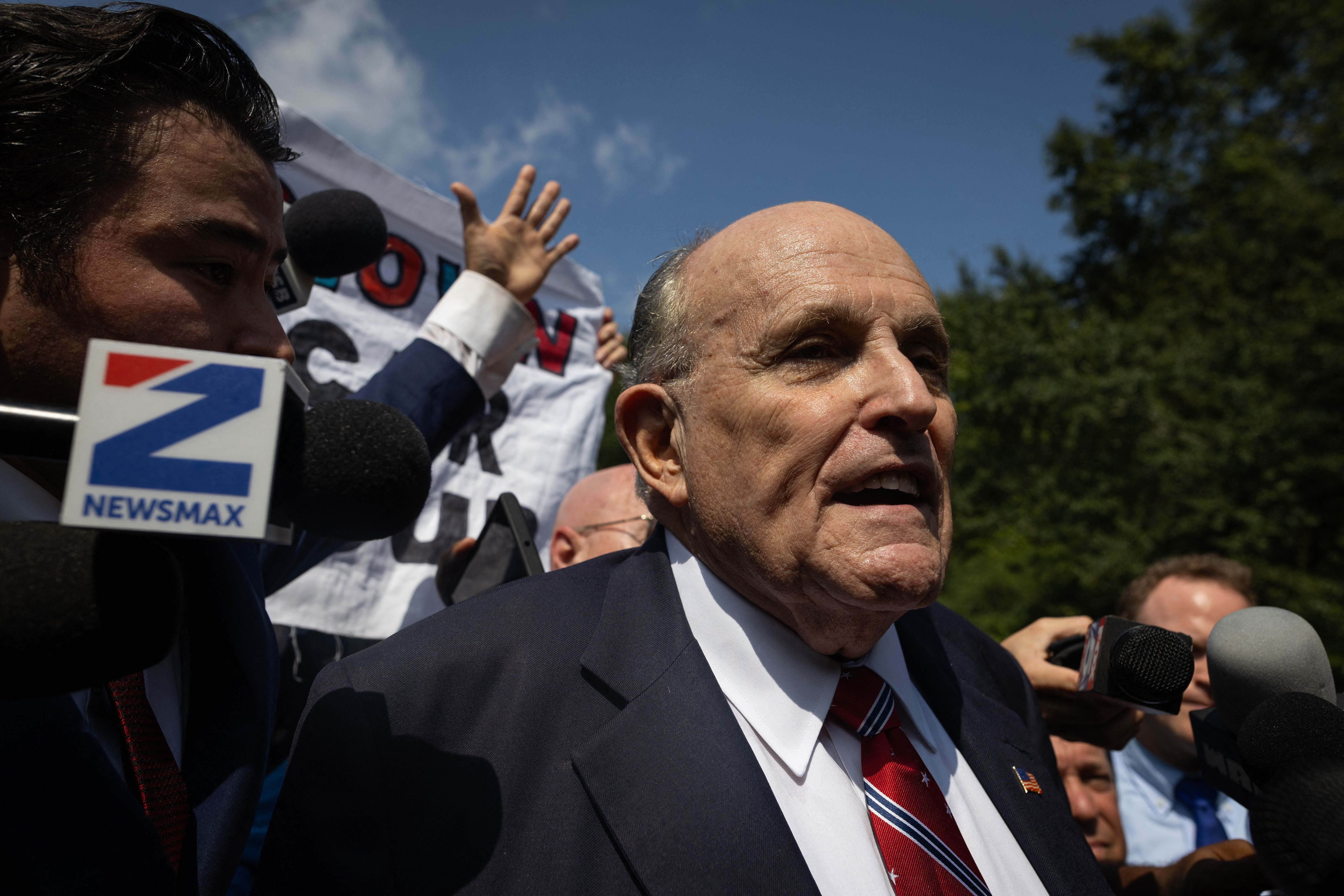 Rudy Giuliani says questions about his supposed drinking are an attempt to smear his reputation