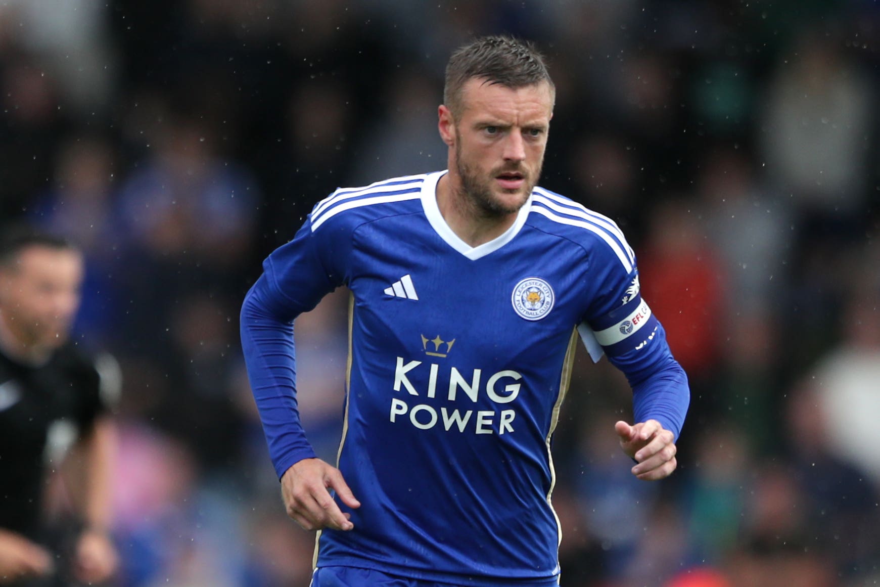 Jamie Vardy struck for Leicester (George Tewkesbury/PA)