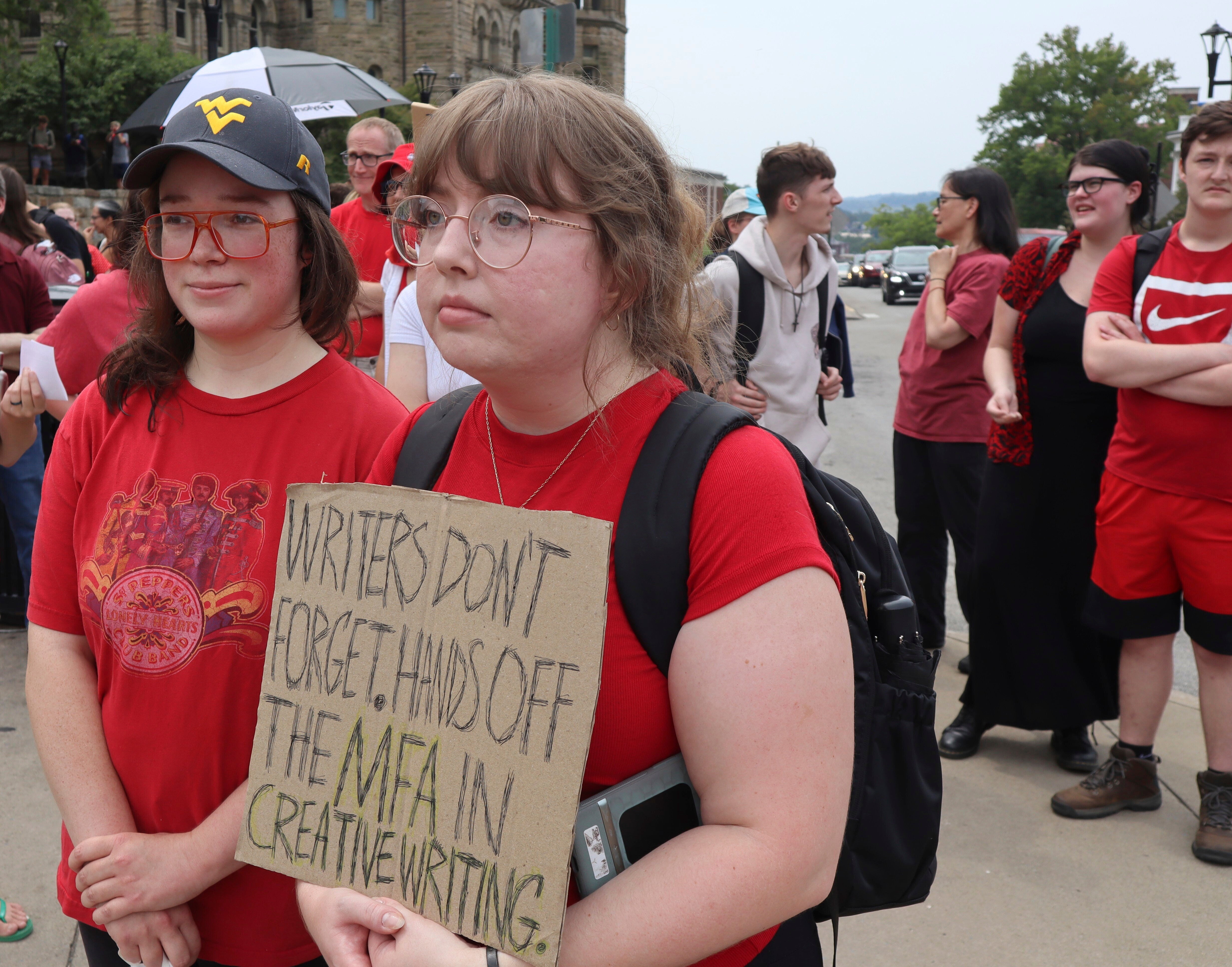 University Protest West Virginia