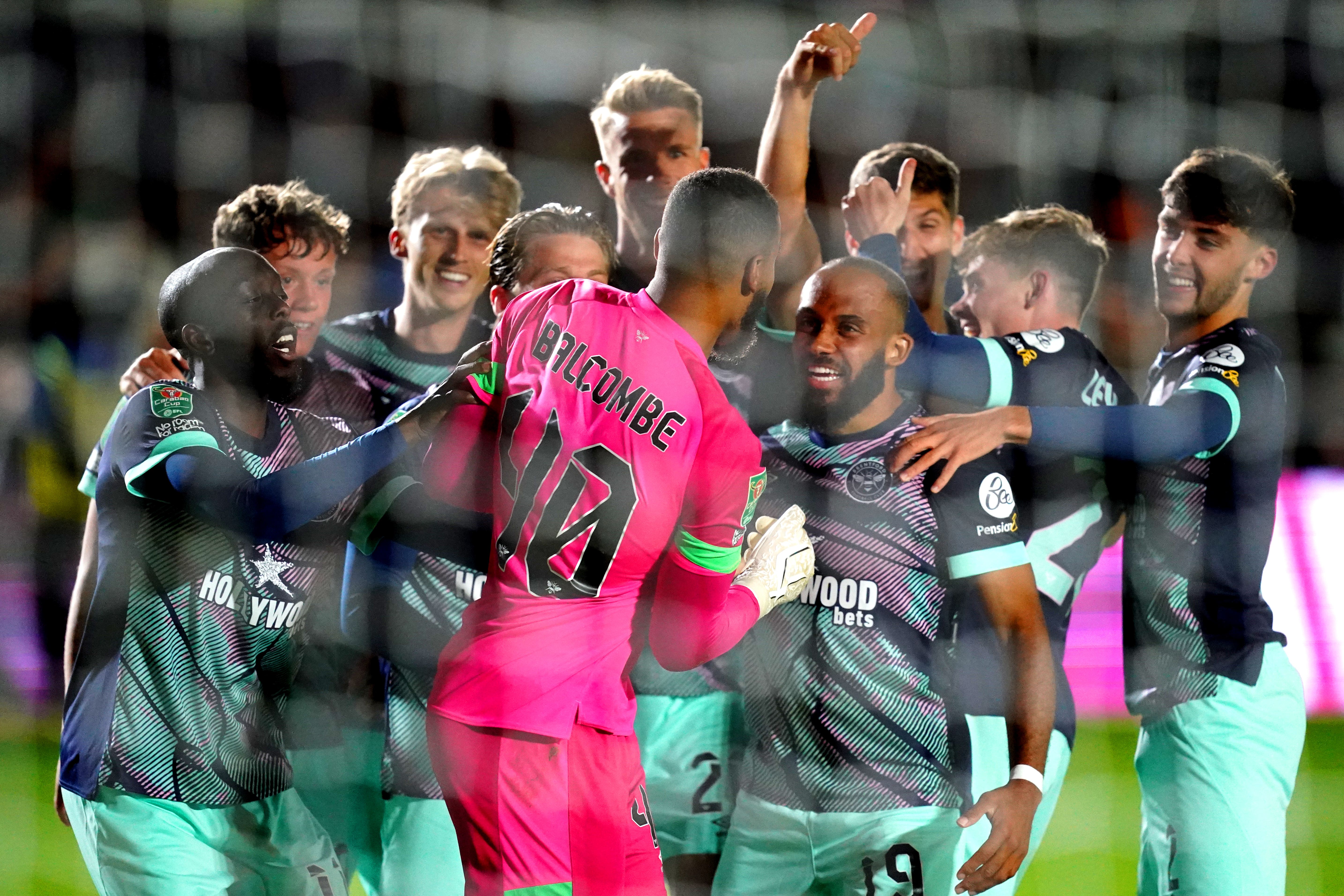 Brentford won on penalties (David Davies/PA)