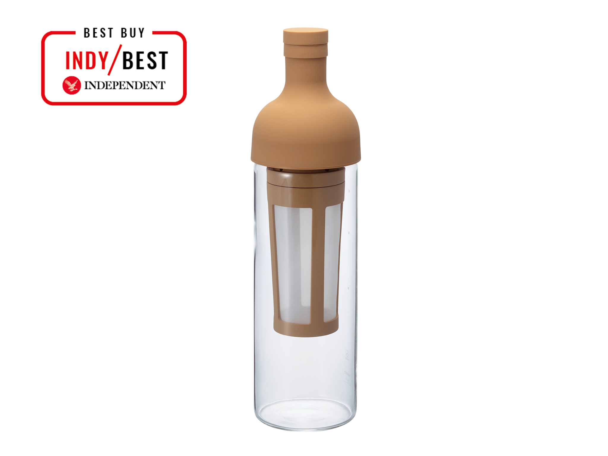 Hario cold-brew coffee filter in bottle