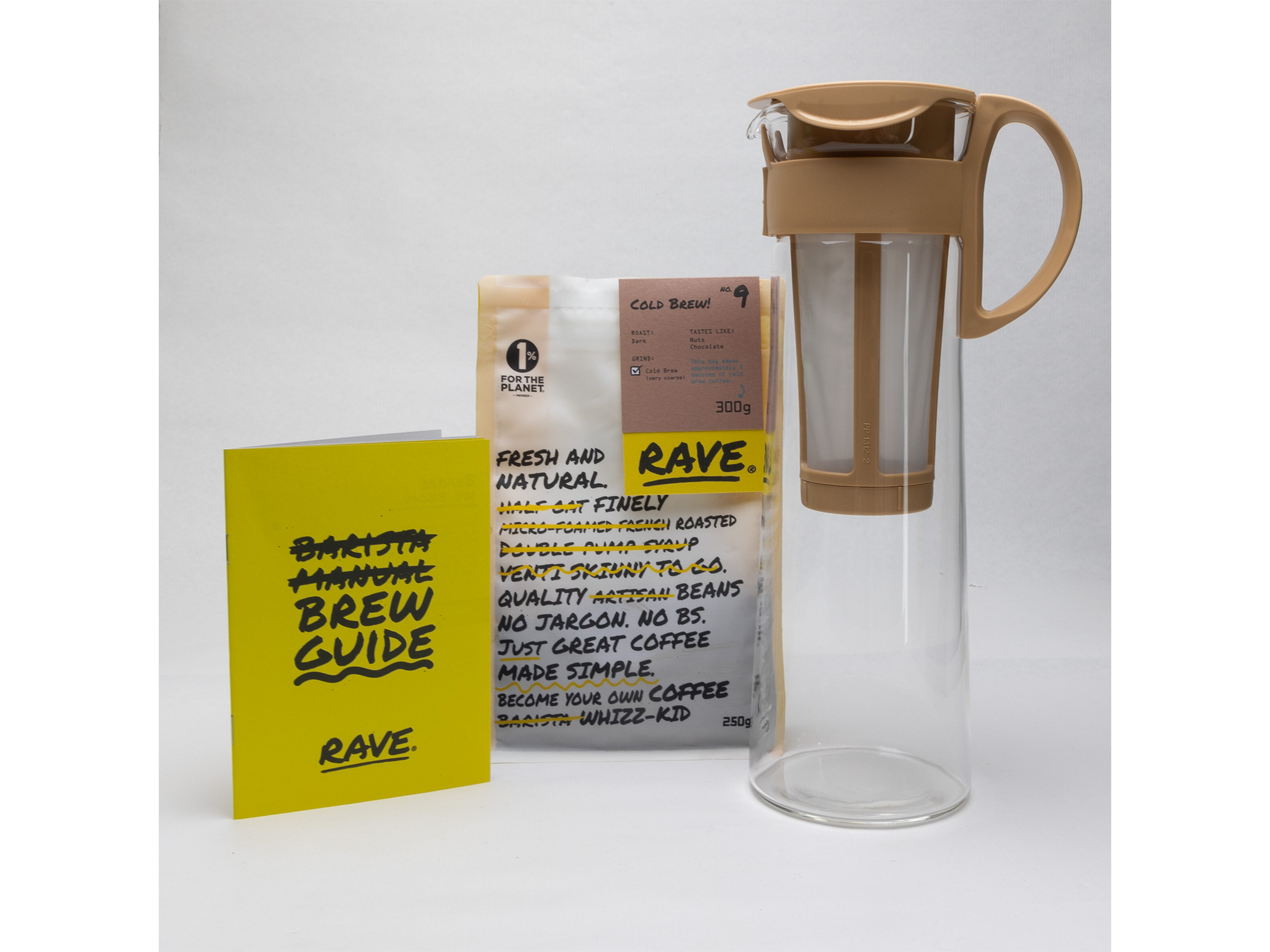 Rave Coffee Hario cold brew gift set