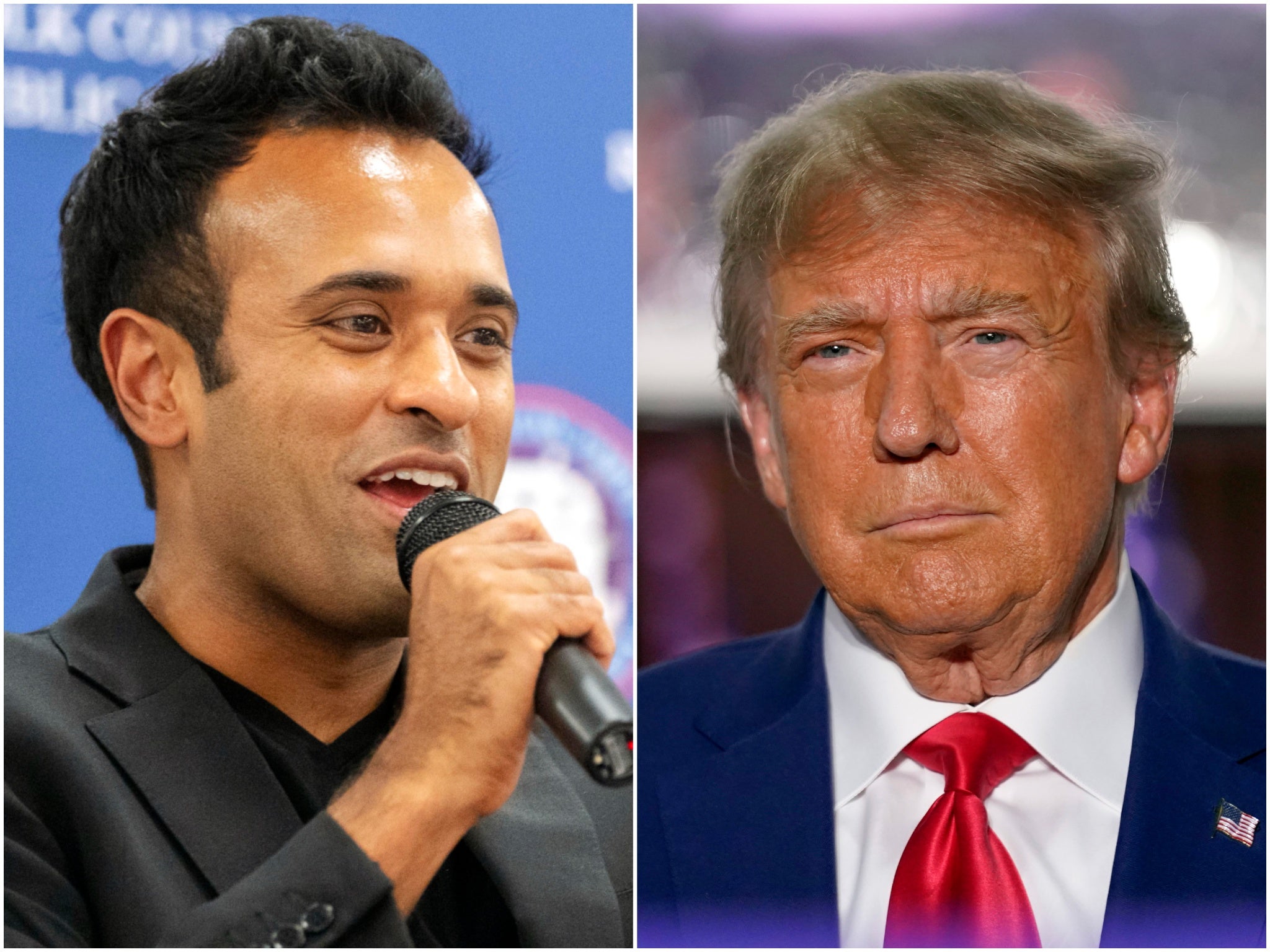 Vivek Ramawamy and Donald Trump