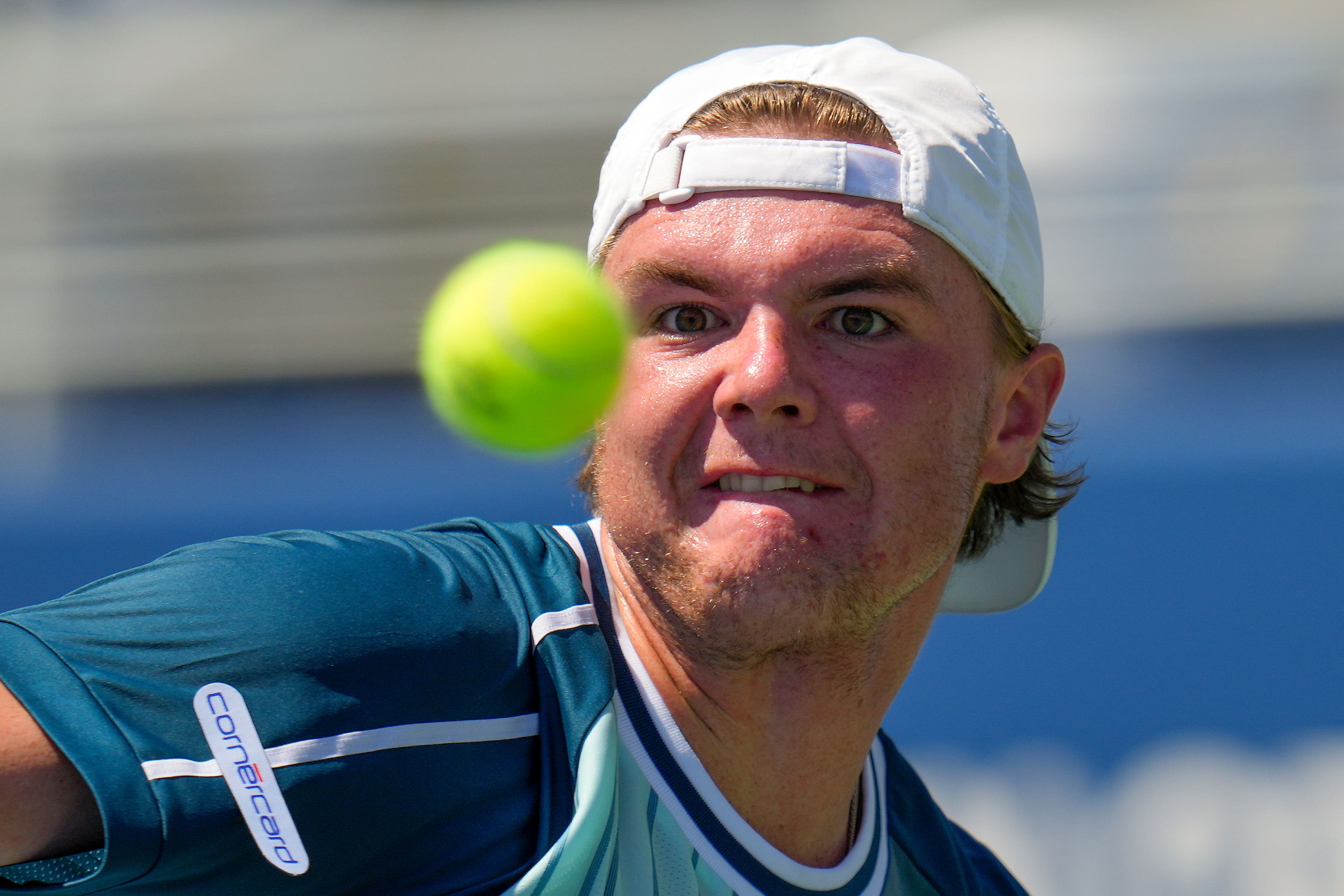 Dominic Stricker stunned Stefanos Tsitsipas (Manu Fernandez/AP)