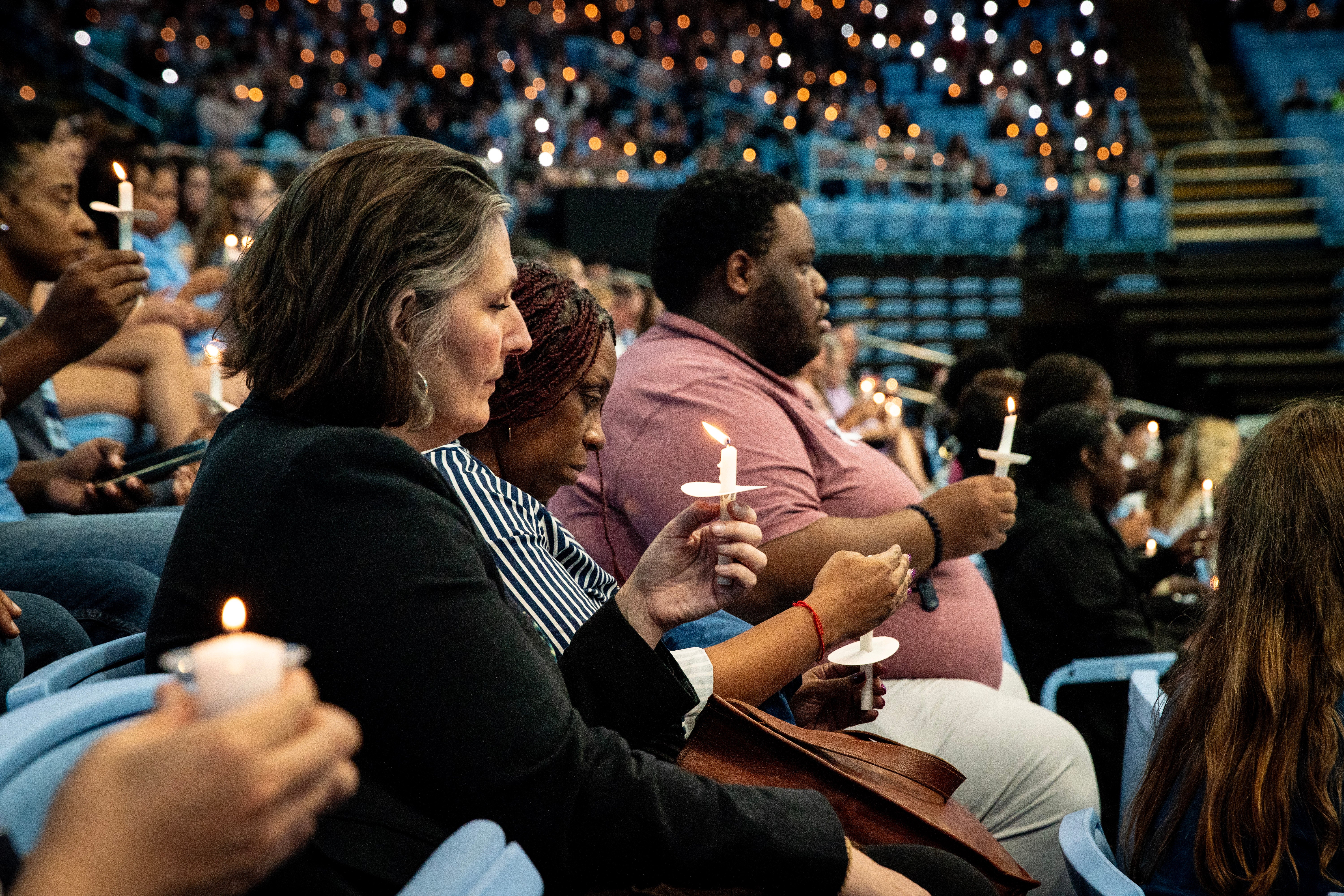 Vigil Held At UNC Chapel Hill For Faculty Member Killed By Student