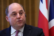 ‘A personal toll to me and my family’: Read Ben Wallace’s resignation letter in full