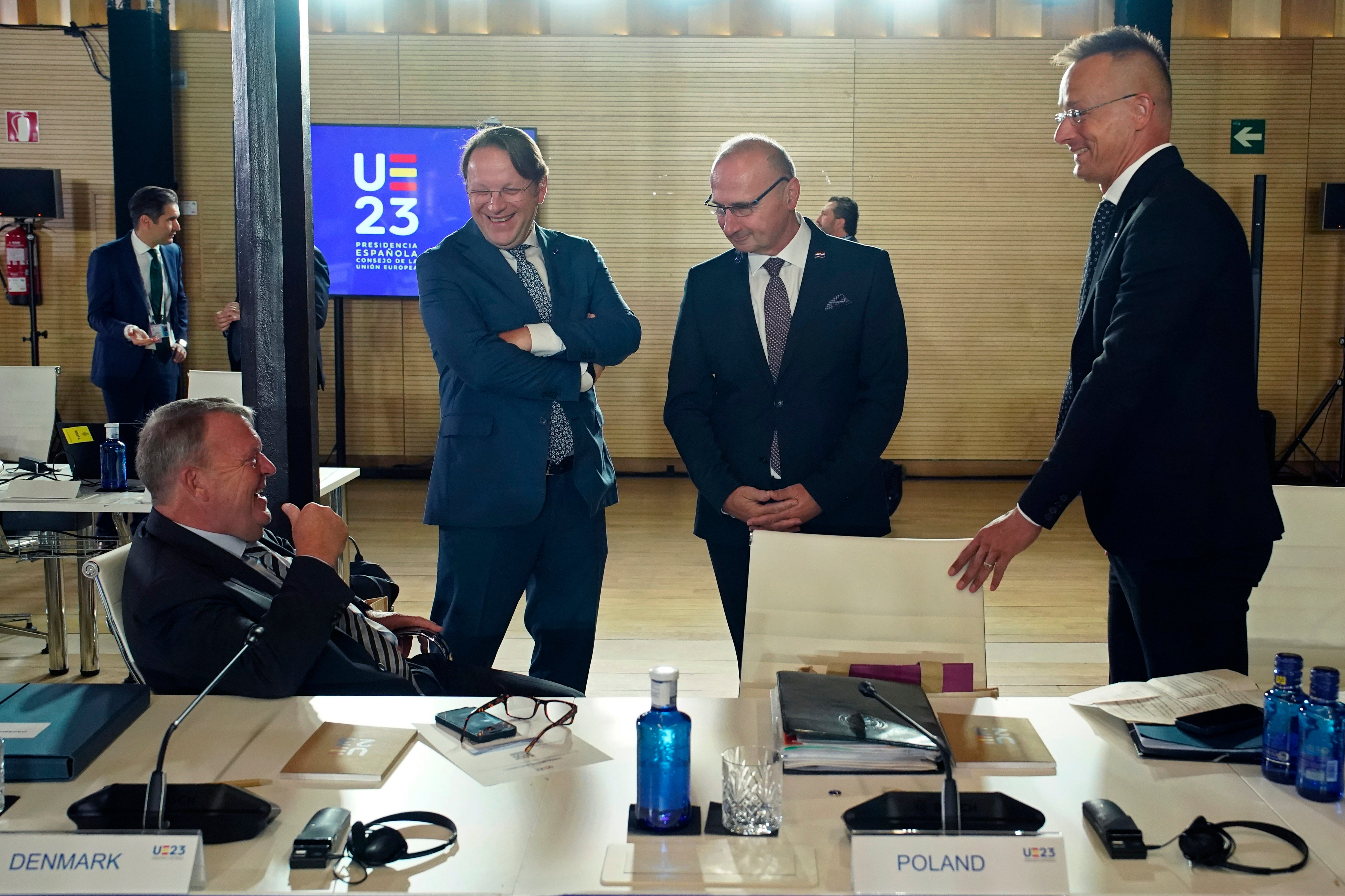 Spain EU Ministers Meeting