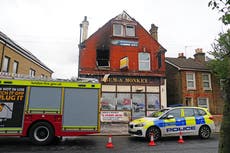 Fires at two derelict pubs just streets apart treated as ‘suspicious’ by police