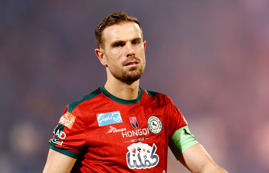 Jordan Henderson has kept his place in squad after his move to Saudi Arabia