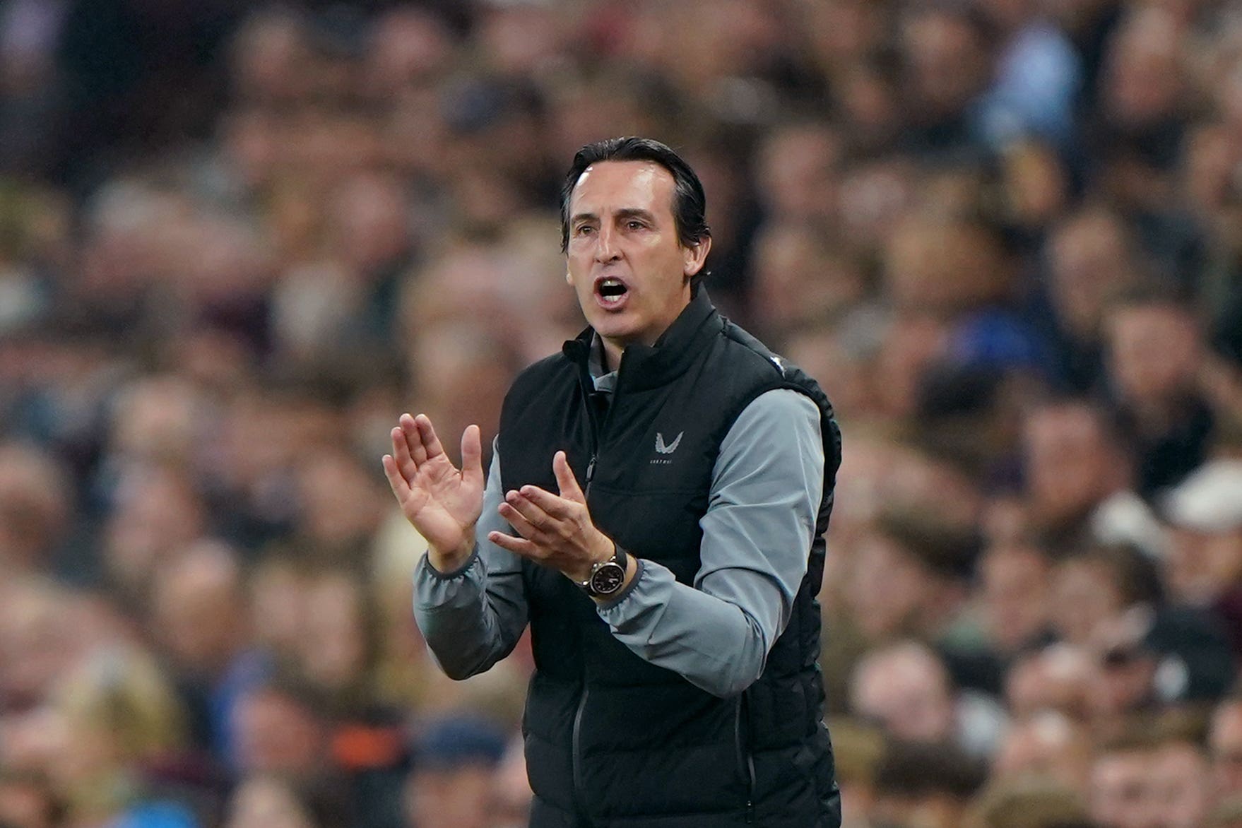 Unai Emery was delighted with Aston Villa advancing in Europe (Joe Giddens/PA)