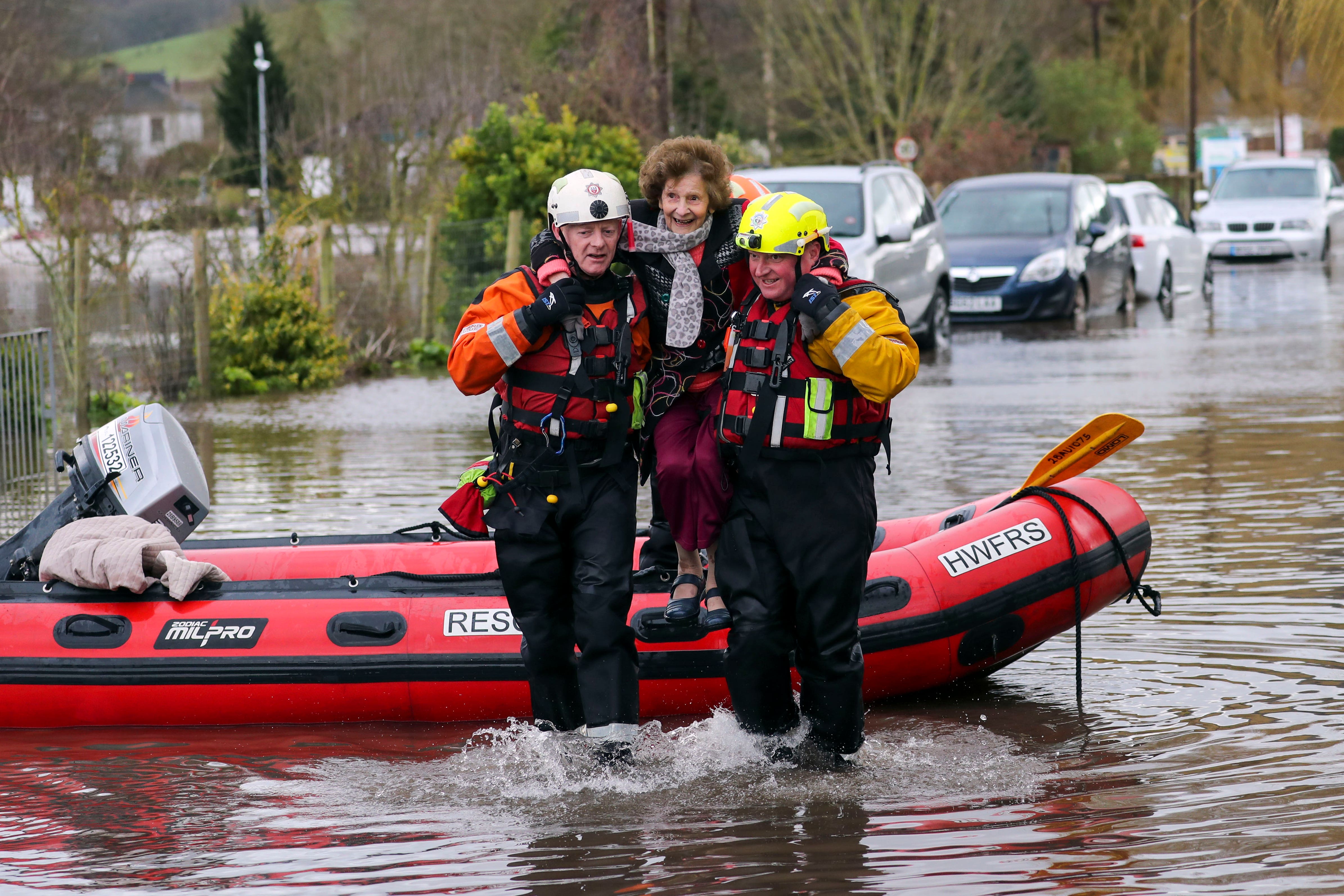 Naming storms can help people understand their severity as well as assist responders in helping others (Steve Parsons/PA)