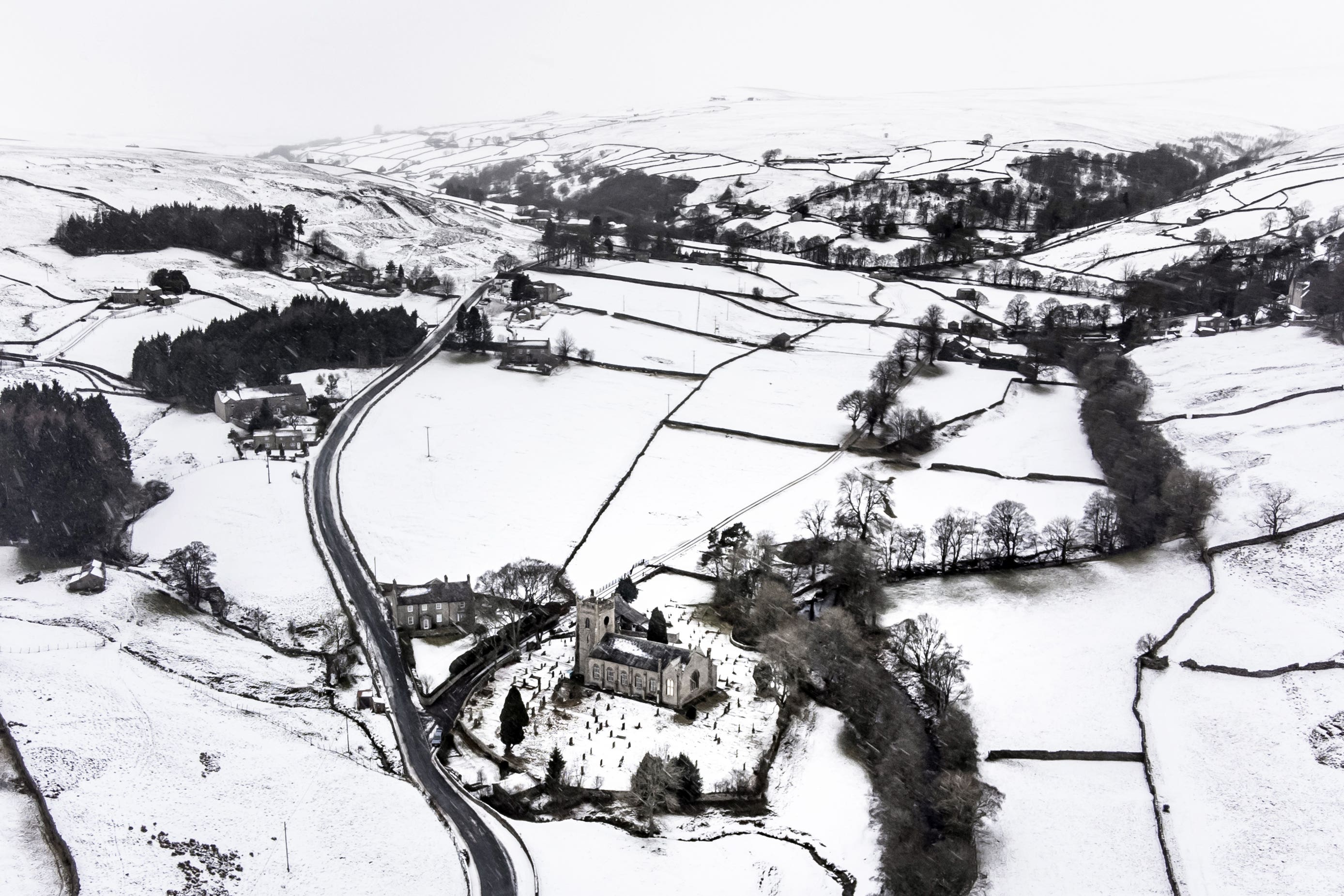 Storm Arwen saw nearly one million homes and businesses lose power in November 2021 (Danny Lawson/PA)