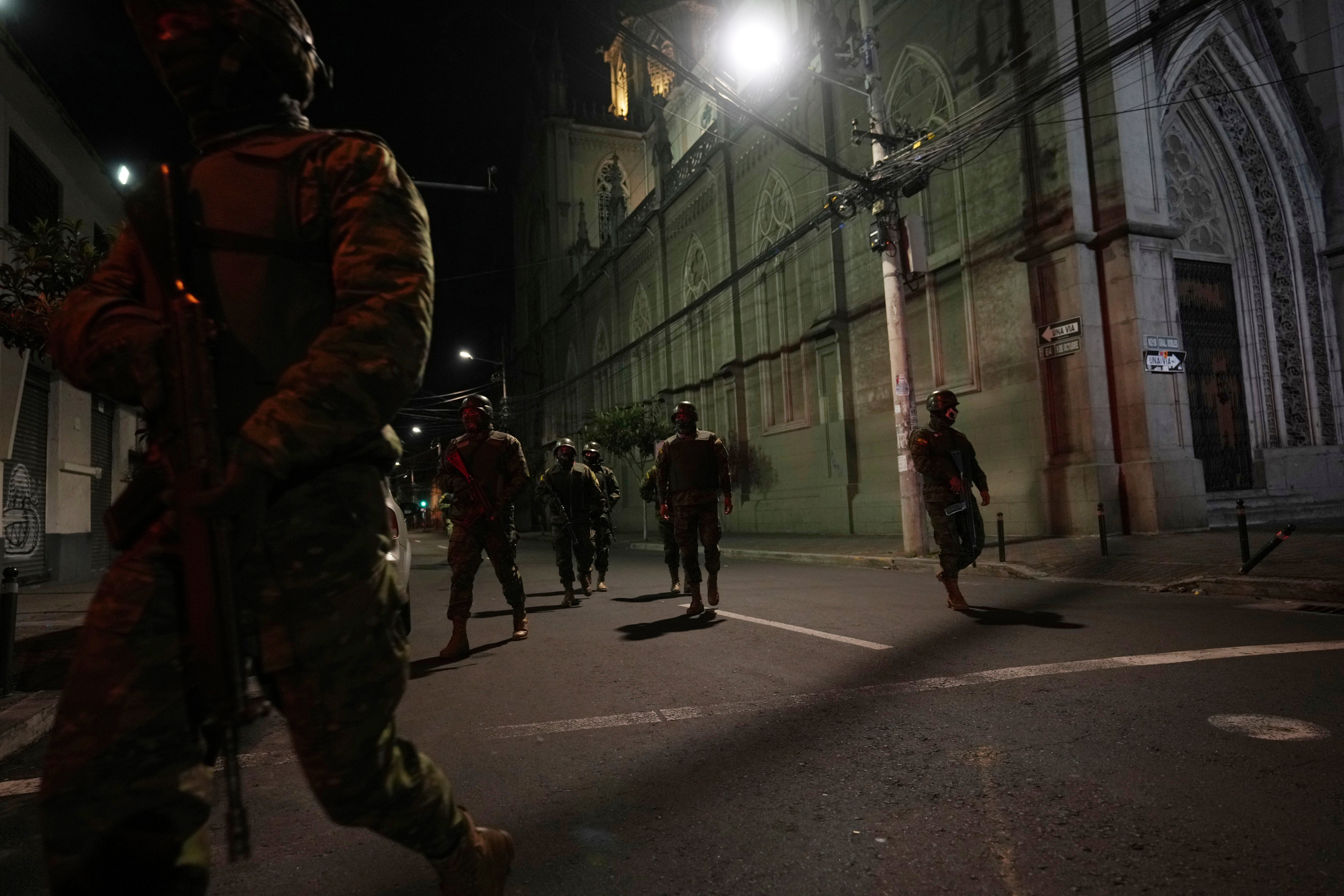 APTOPIX Ecuador Car Bomb