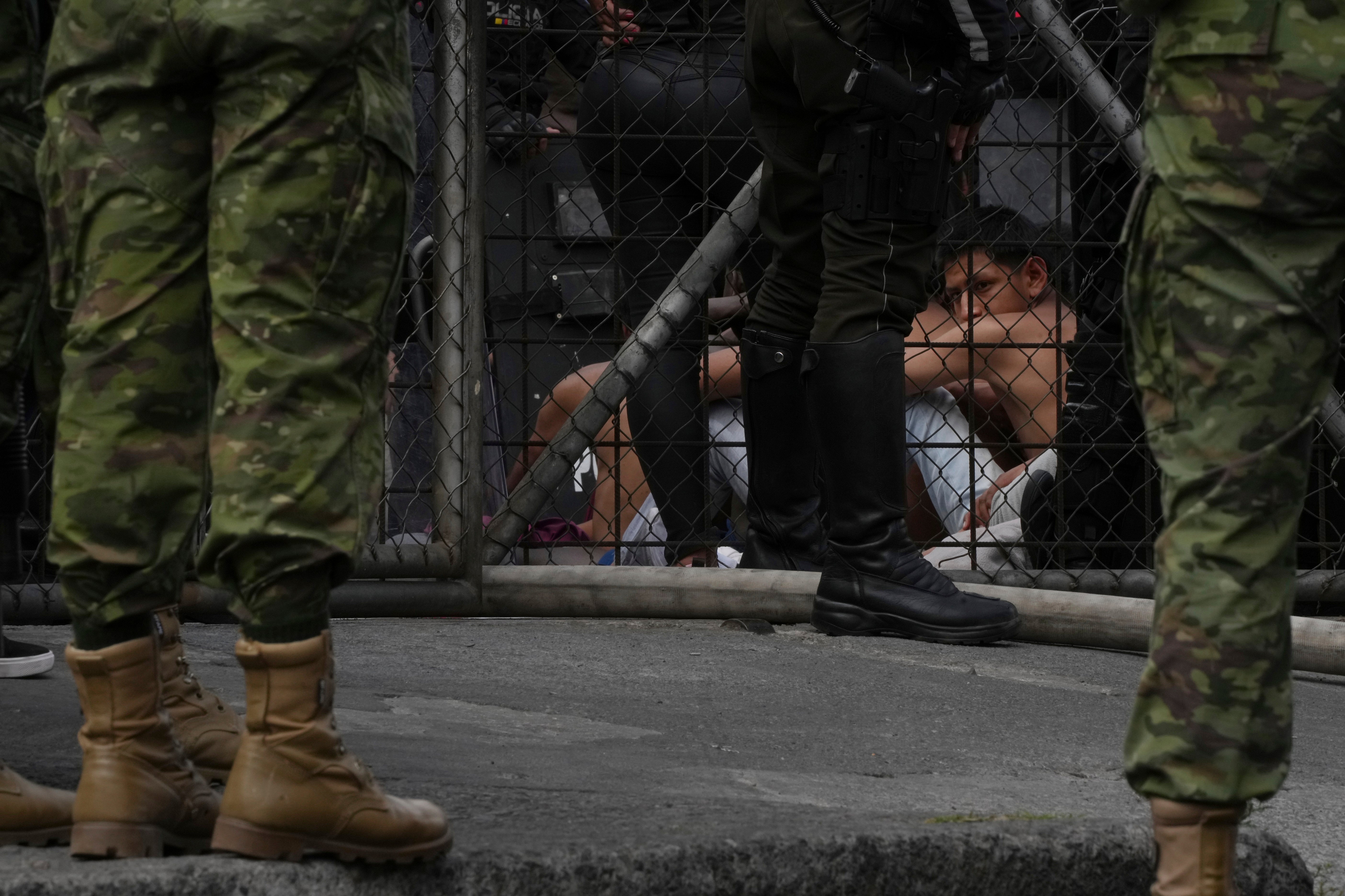 APTOPIX Ecuador Prison Fire