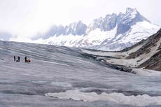 Swiss glacier watcher warns recent heat wave threatens severe melt again this year after record 2022