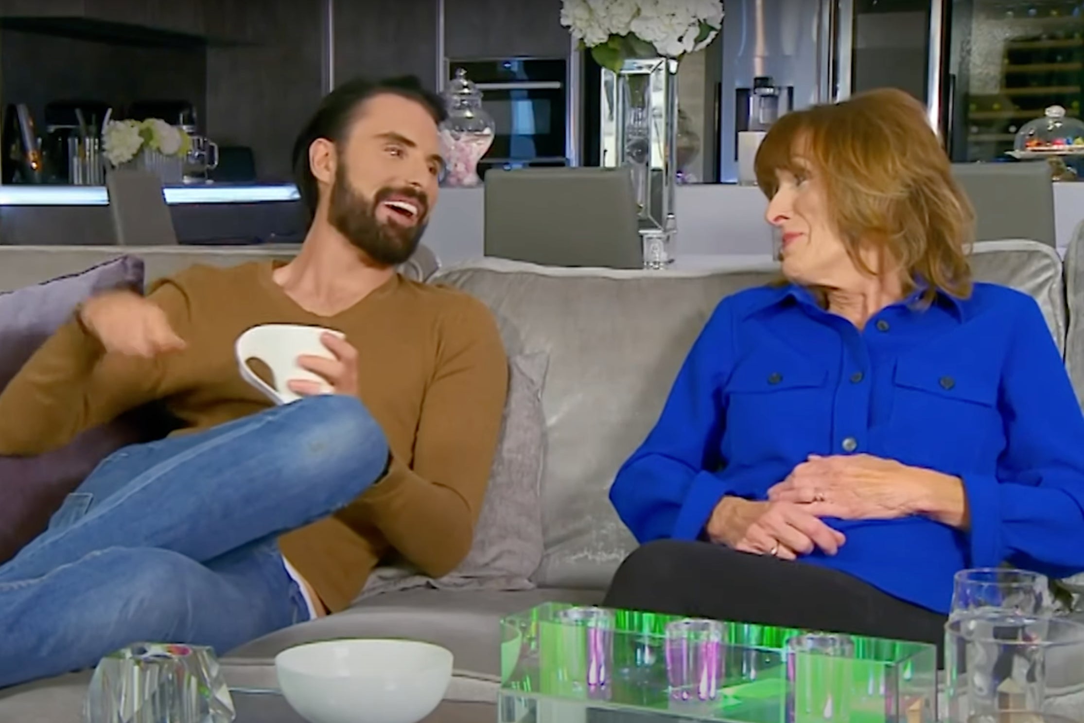 Clark with mum Linda on ‘Celebrity Gogglebox’