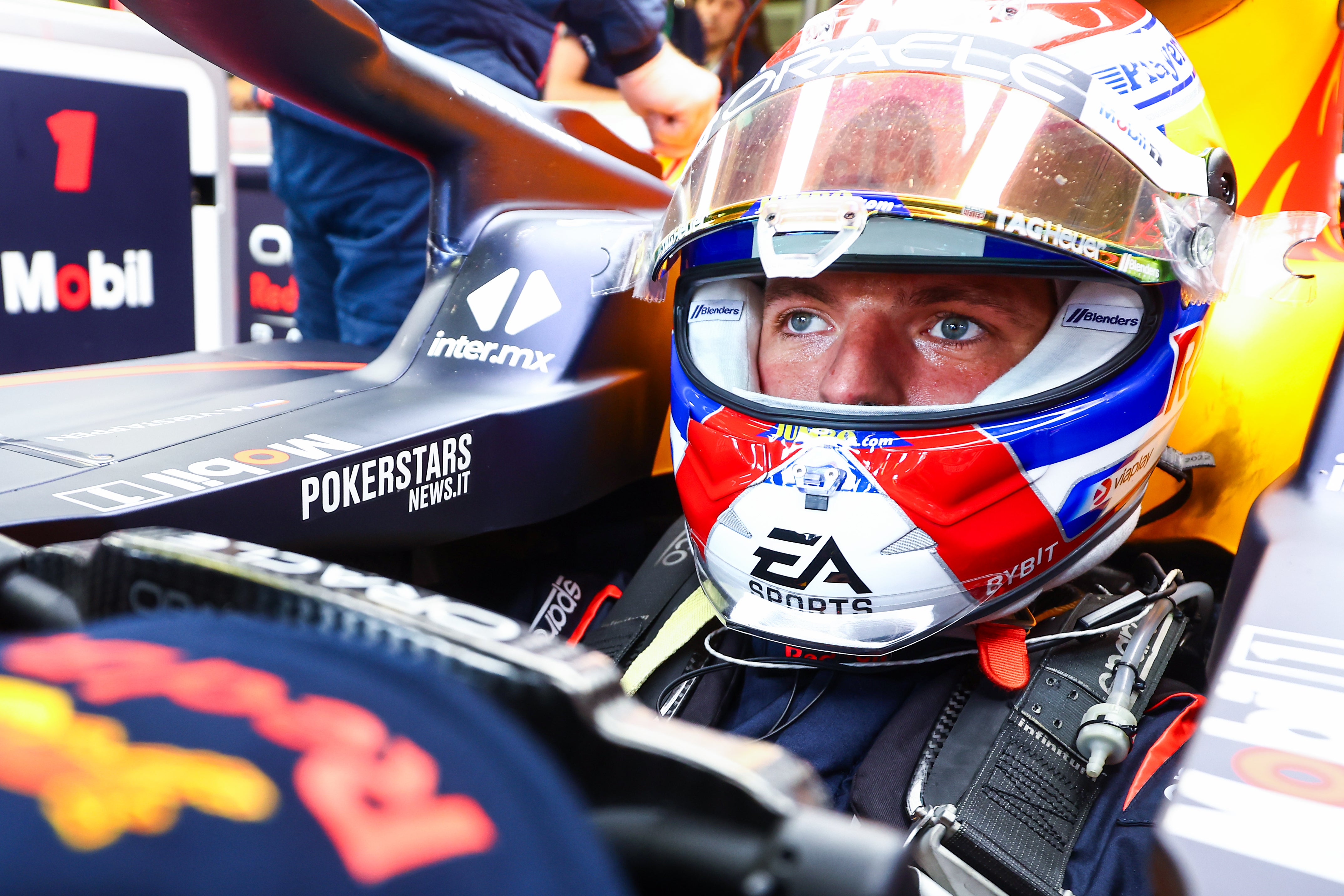 Max Verstappen was fastest in first practice in Monza