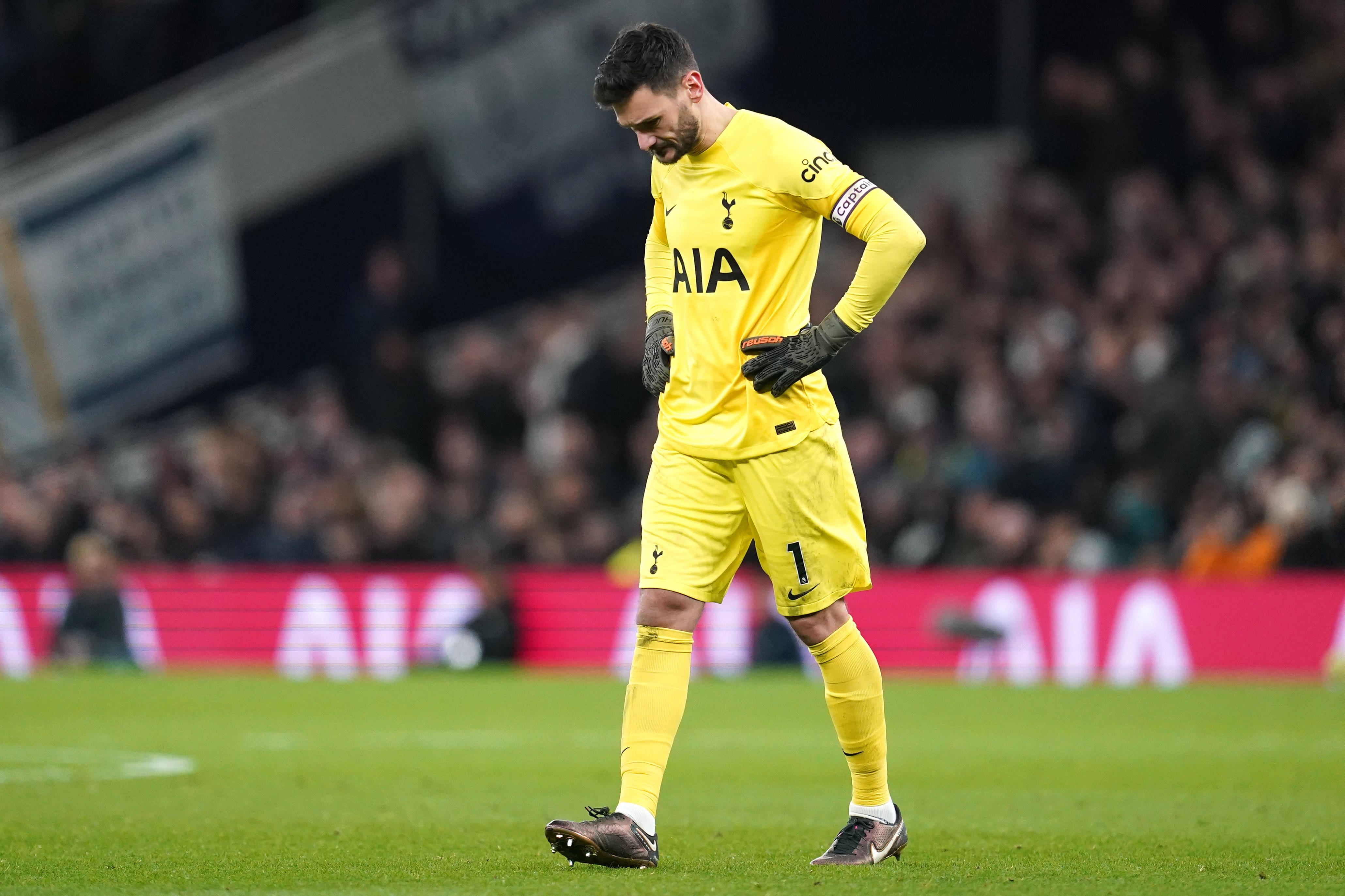 Hugo Lloris is expected to leave Tottenham before Friday’s 11pm transfer deadline (Nick Potts/PA)