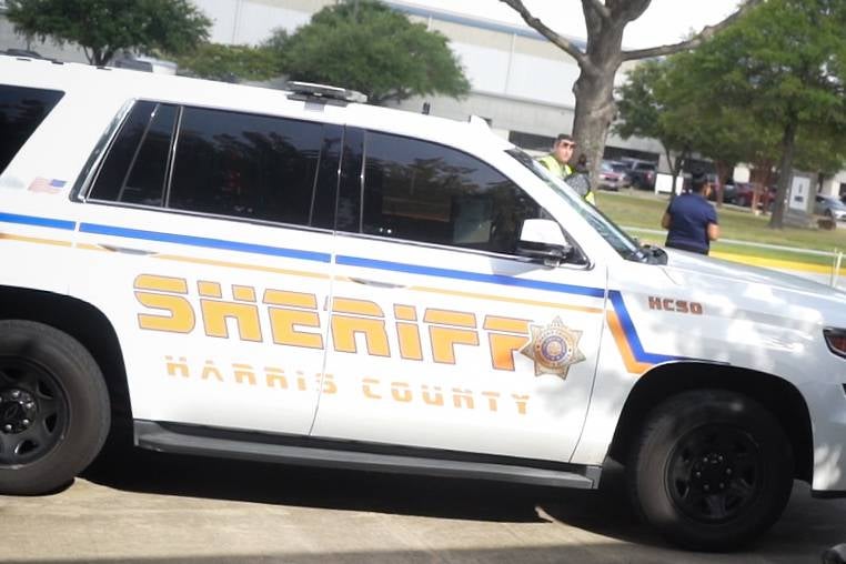 A 10-year-old girl stabbed her father during an alleged assault on her mother, according to authorities in Harris County, Texas