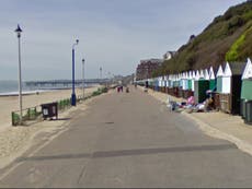 Bournemouth: Two arrested on suspicion of murder after human remains found on clifftop