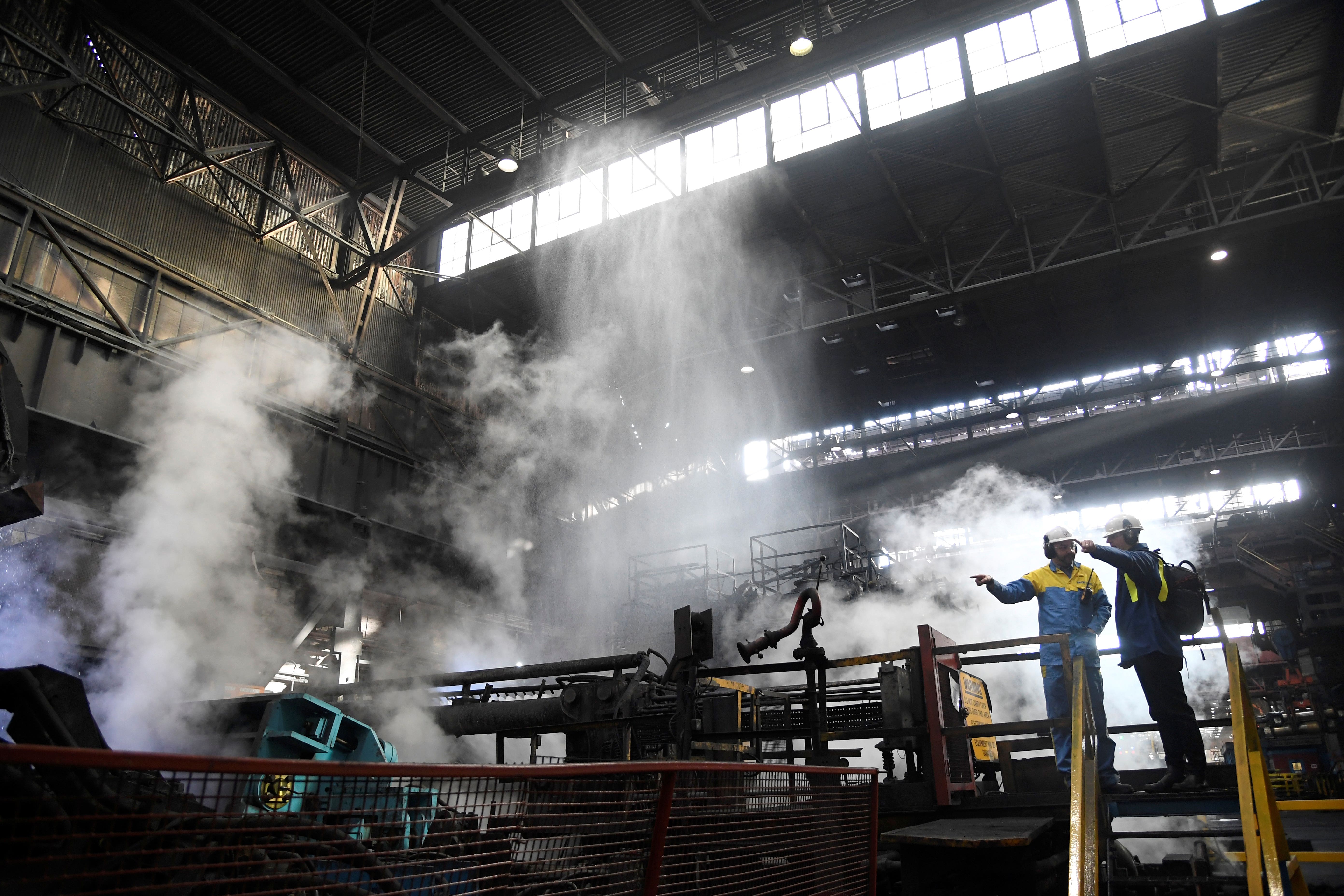 The Tata Steel plant in Port Talbot (Toby Melville/PA)