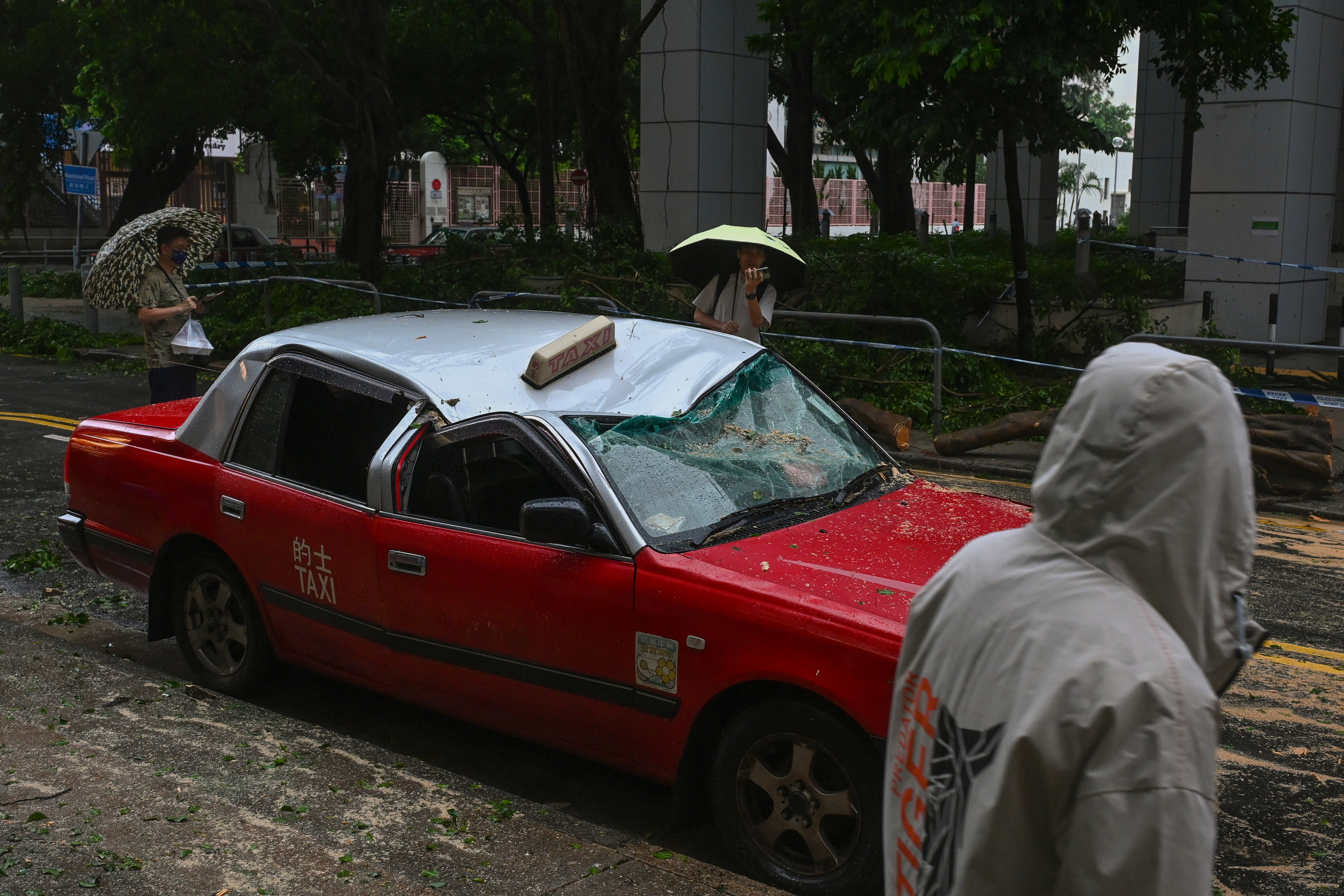 Hong Kong Asia Typhoon