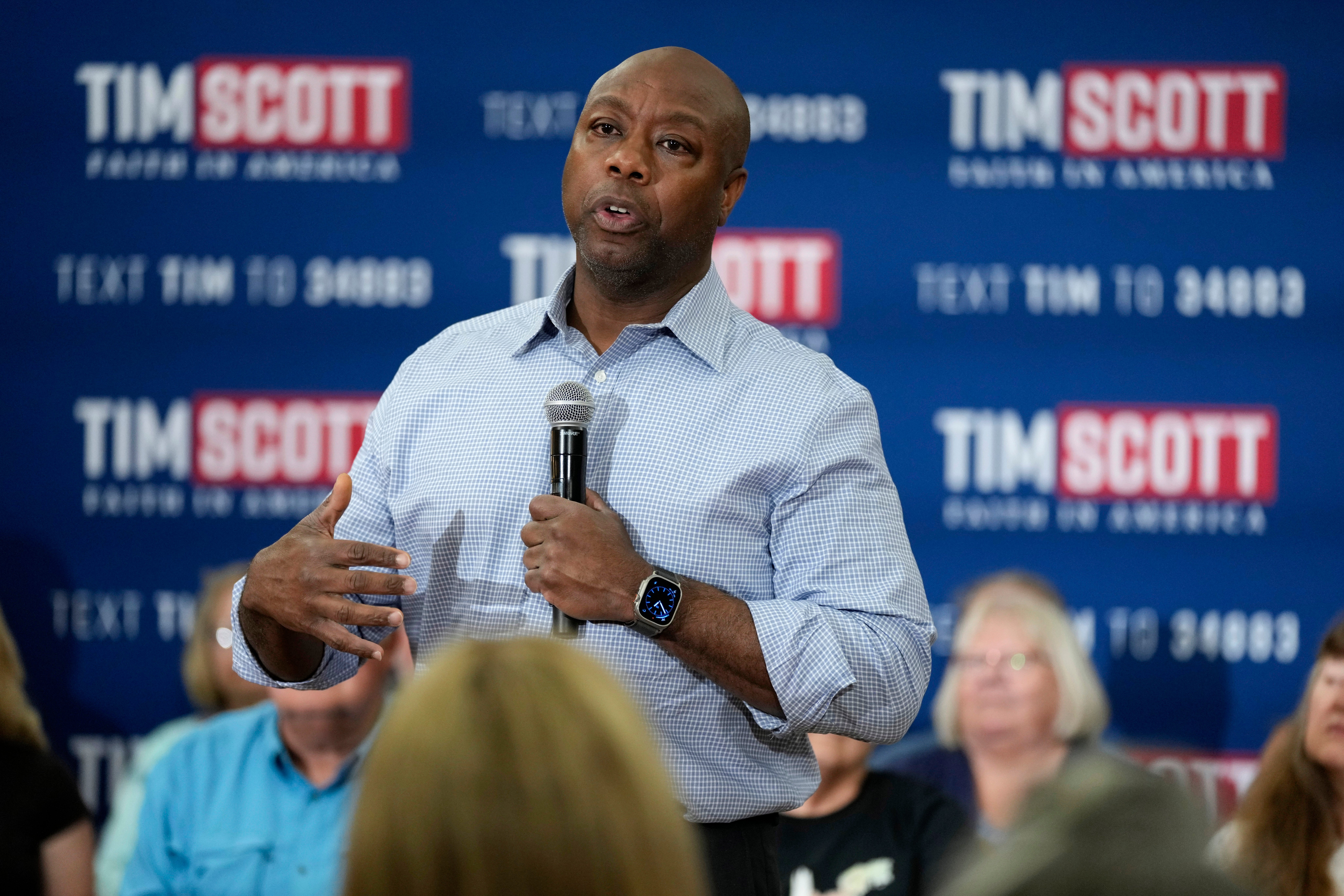 Tim Scott is the top Black Republican in the GOP presidential primary. Here's how he discusses race