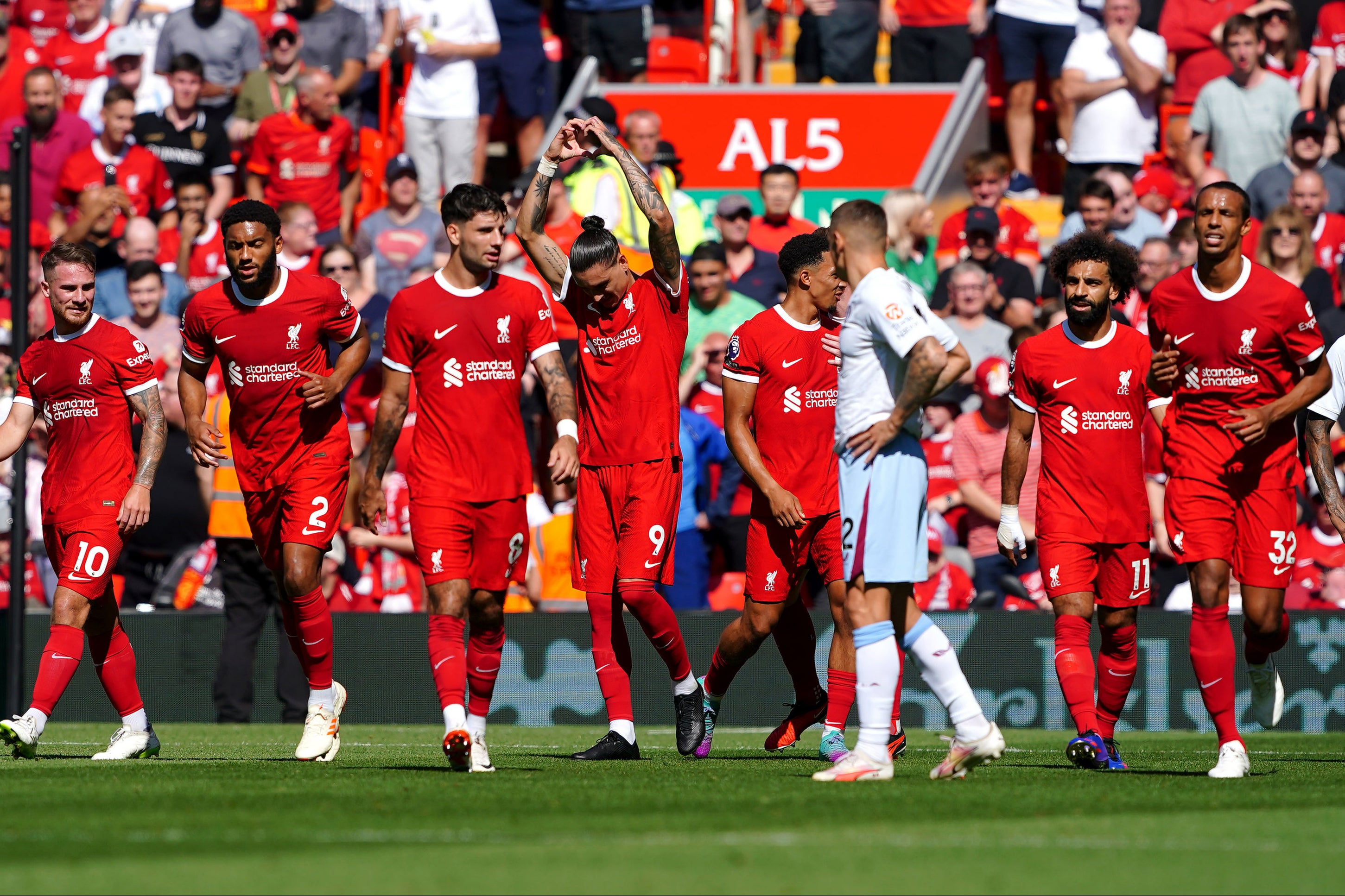 Nunez could celebrate involvement in Liverpool’s second goal