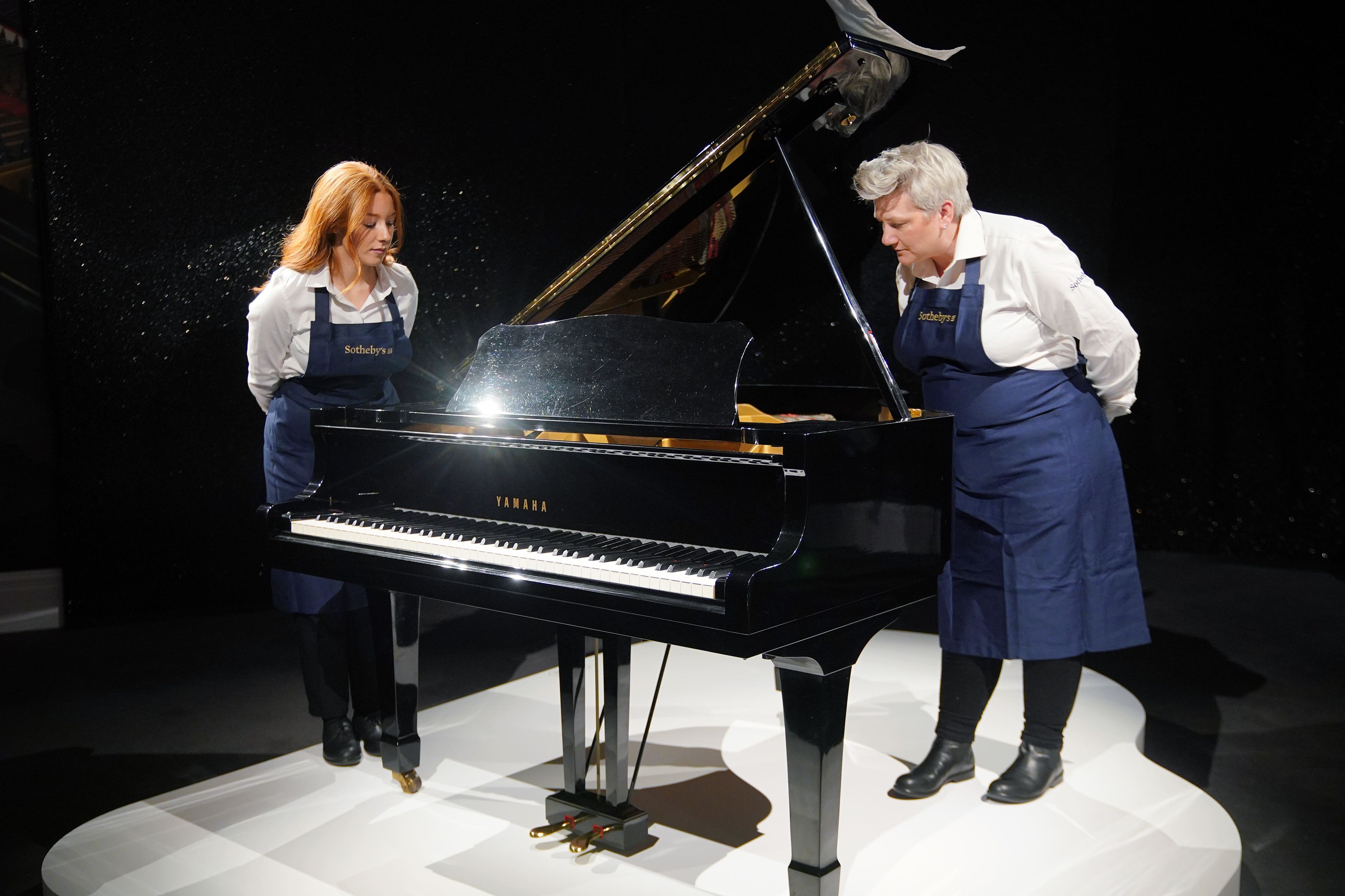 A Yamaha G2 Baby Grand Piano – which was used by Freddie Mercury to develop the track Bohemian Rhapsody (Yui Mok/PA)