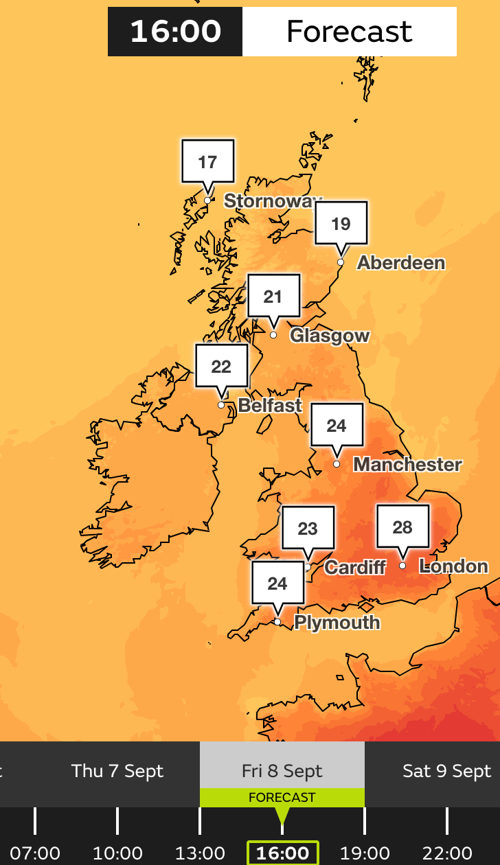 Dry weather and sunshine will continue across the week in Northern Ireland