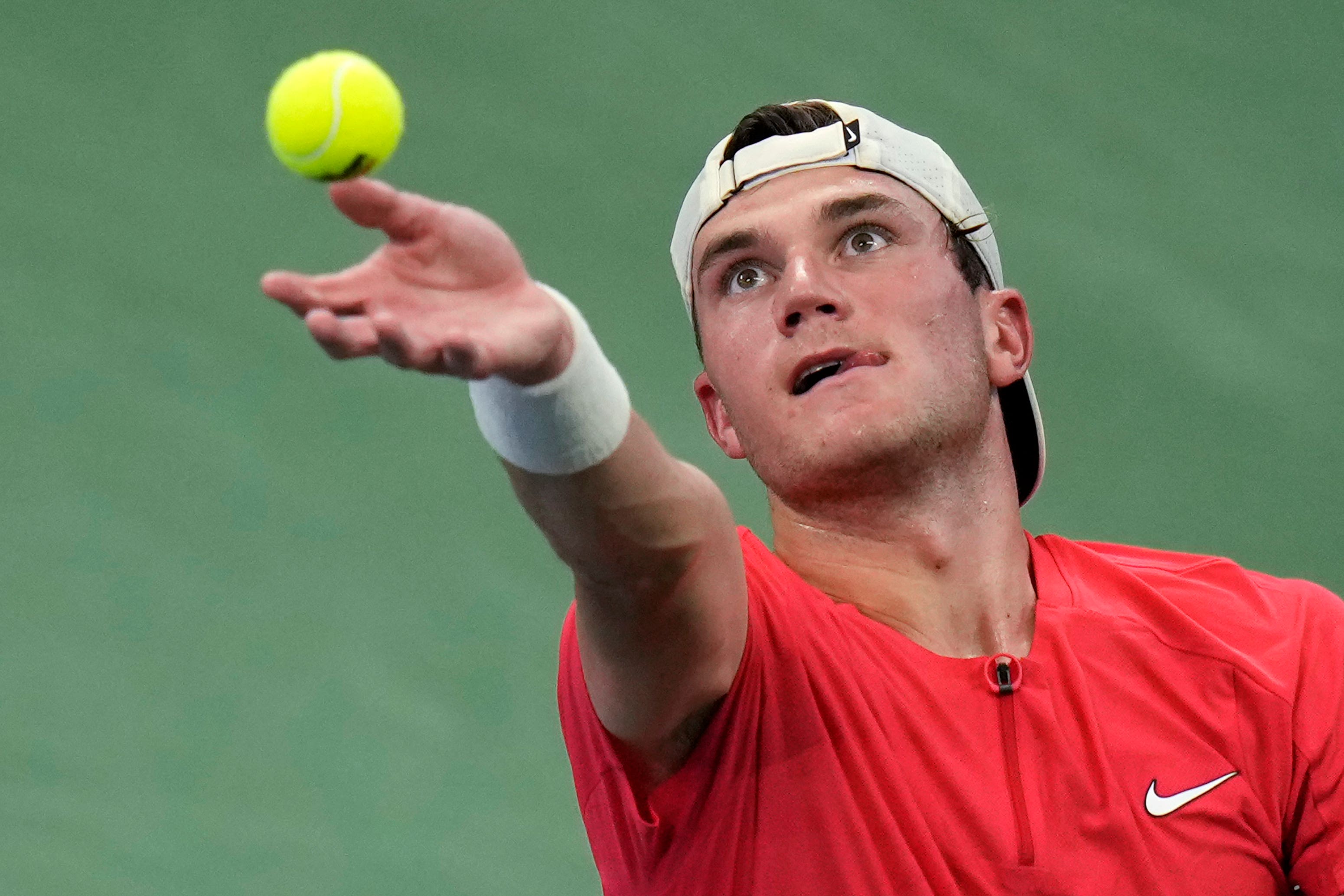 Jack Draper bowed out to Andrey Rublev (Seth Wenig/AP)