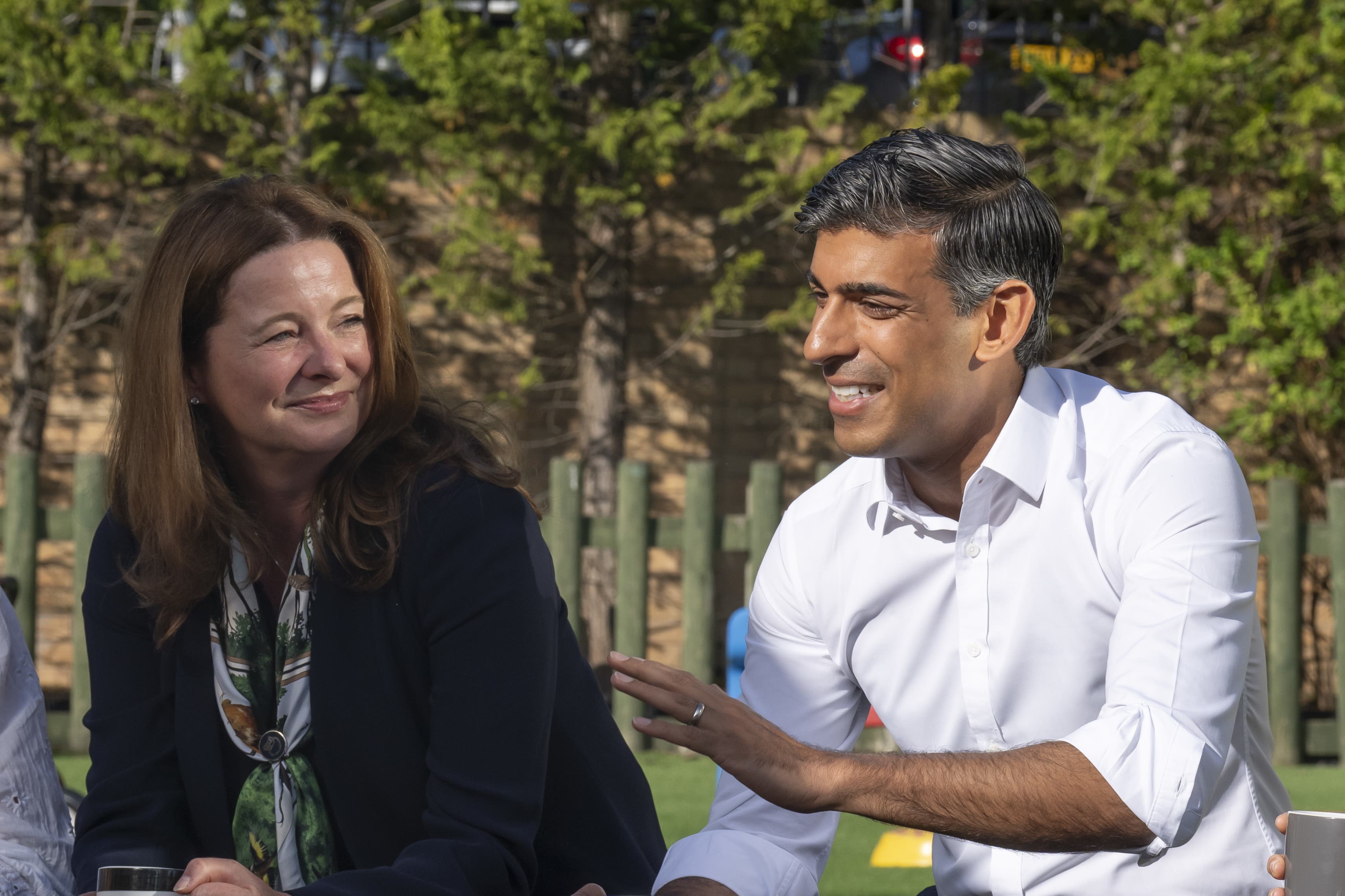 Prime Minister Rishi Sunak and Education Secretary Gillian Keegan