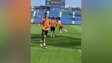 Mason Greenwood trains with Getafe following controversial move from Man United