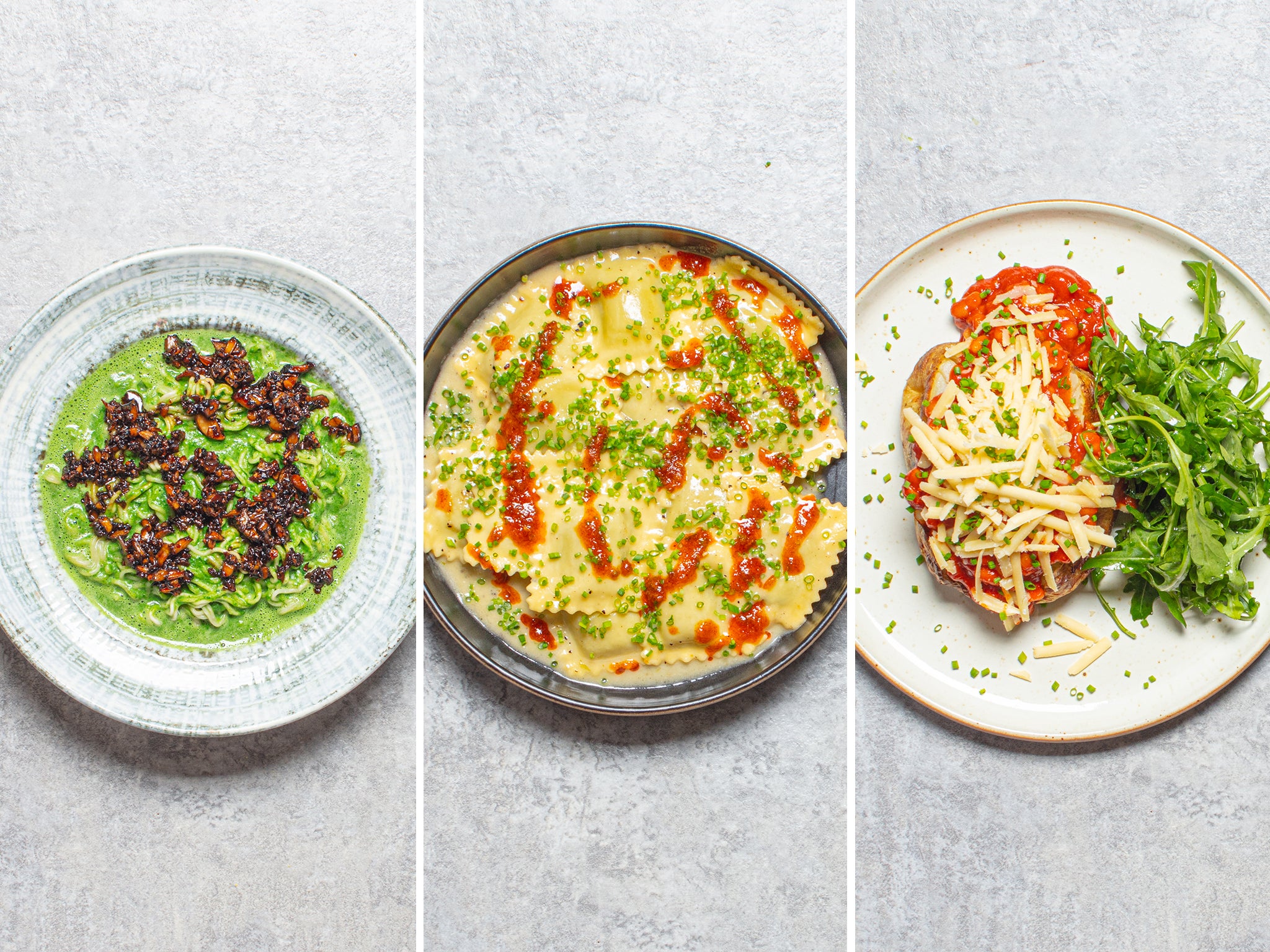 Instant ramen, pre-made ravioli and baked beans make dinner a breeze