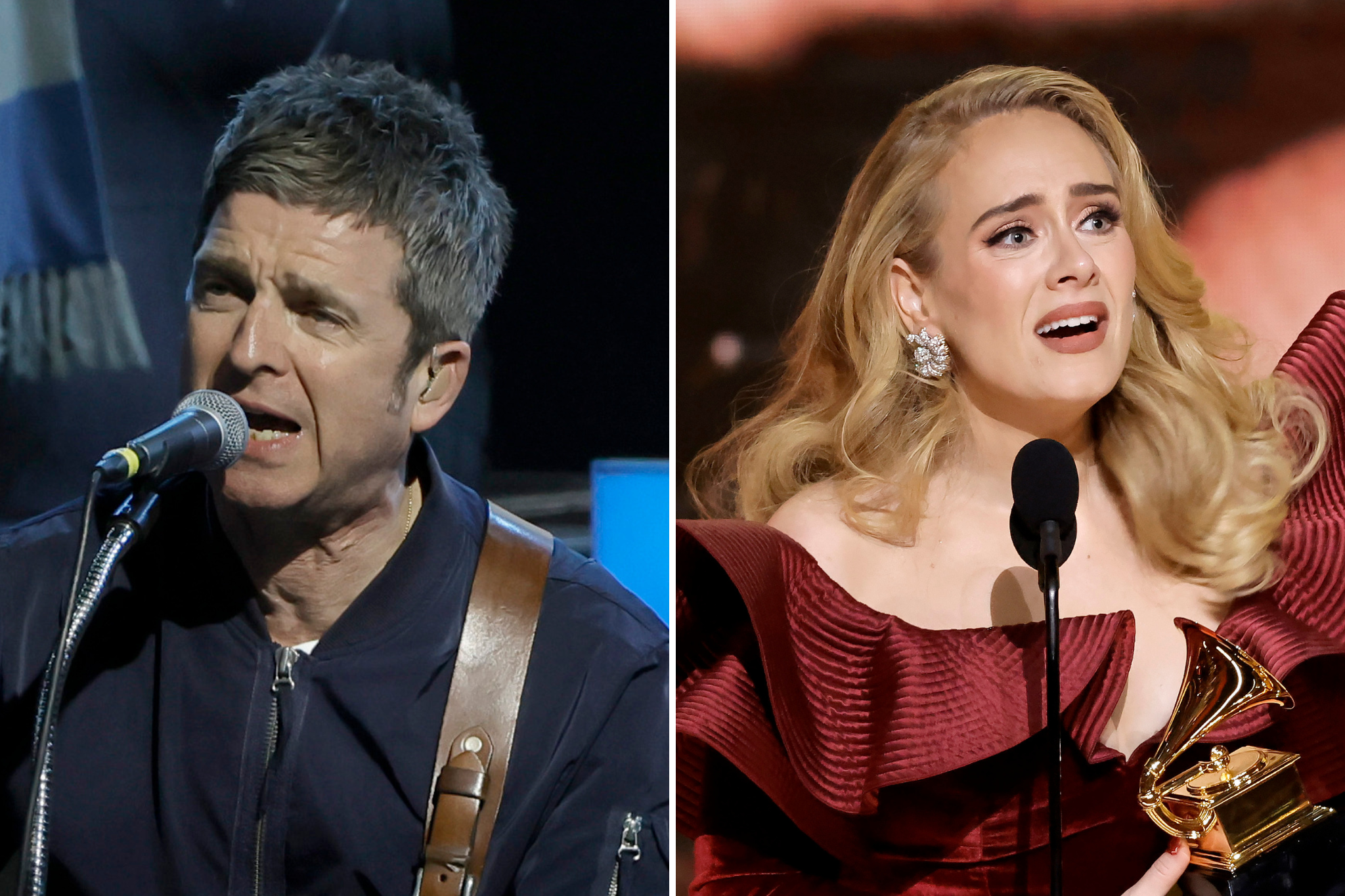 Noel Gallagher and Adele