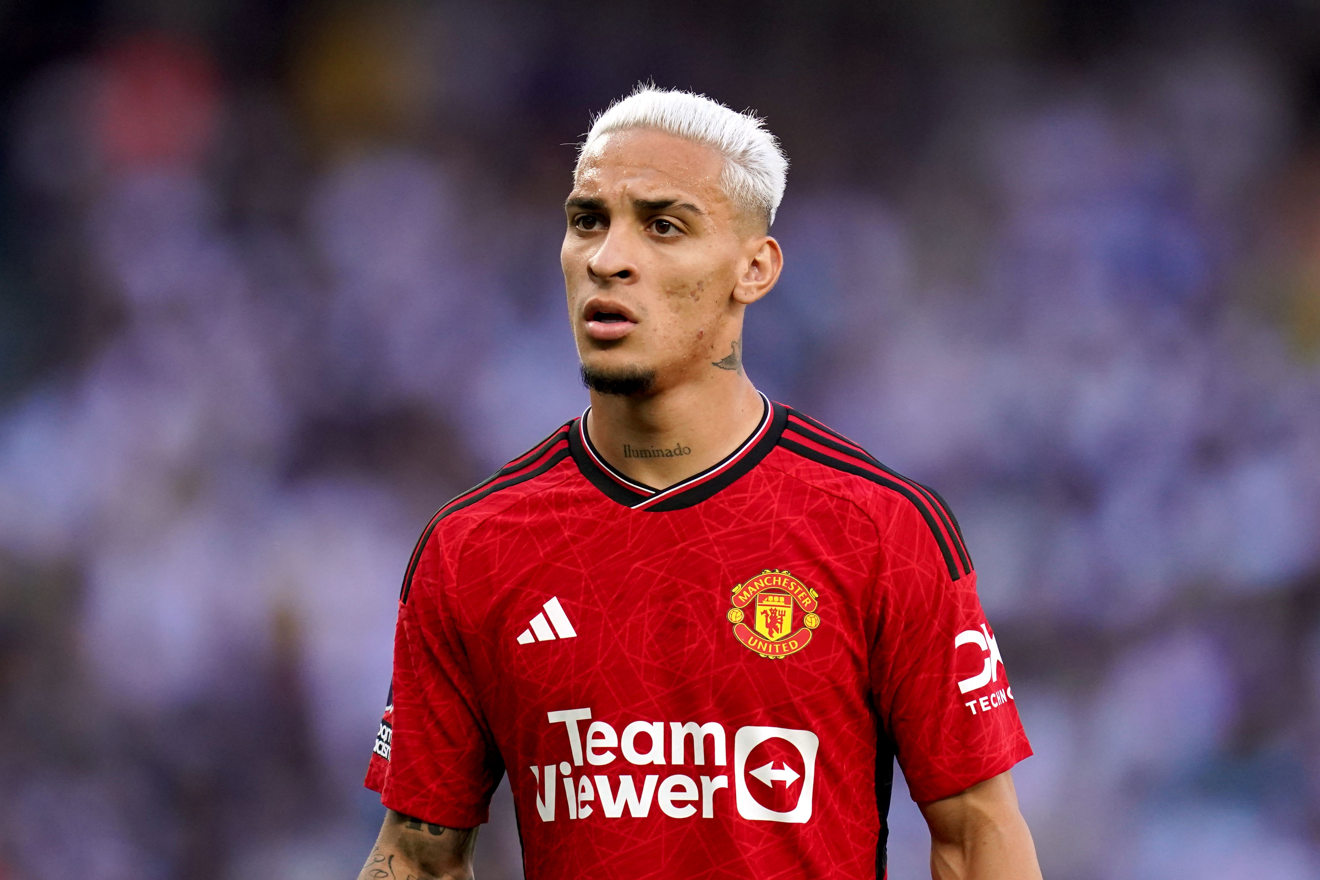 Manchester United winger Antony has returned to the UK