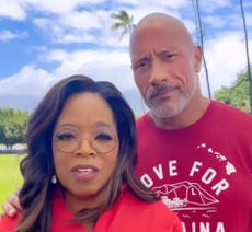 Dwayne Johnson and Oprah Winfrey spark backlash after asking fans to donate to Maui fund