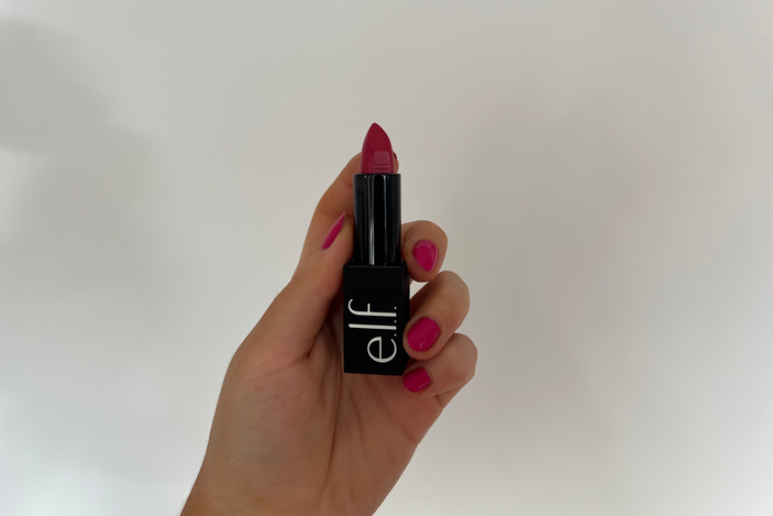 Elf O face satin lipstick review